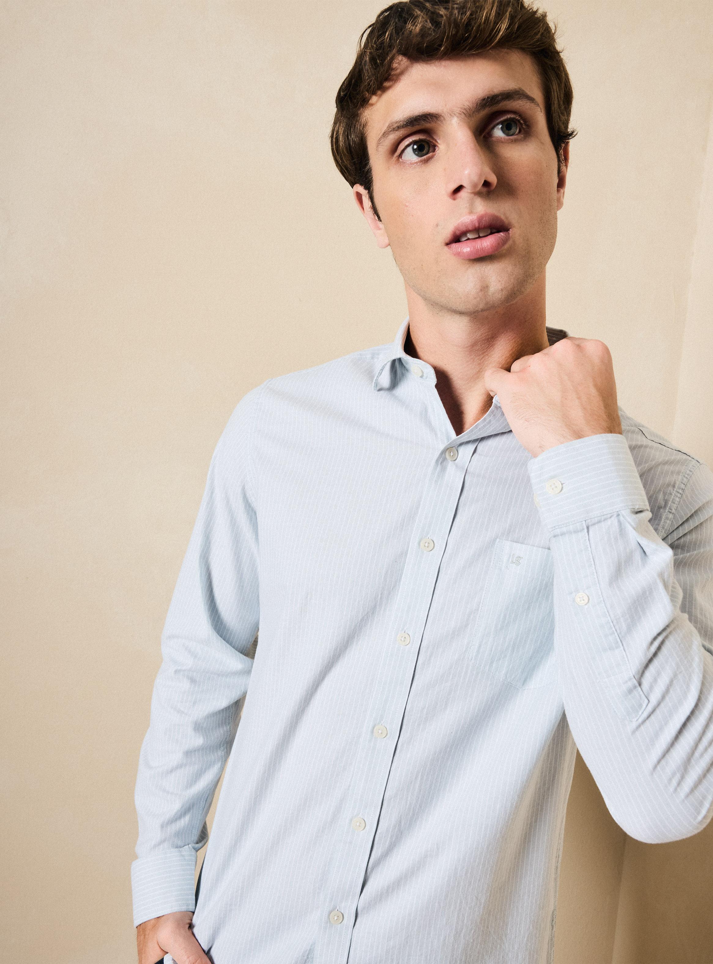 Camisa Oxford Rayas-3