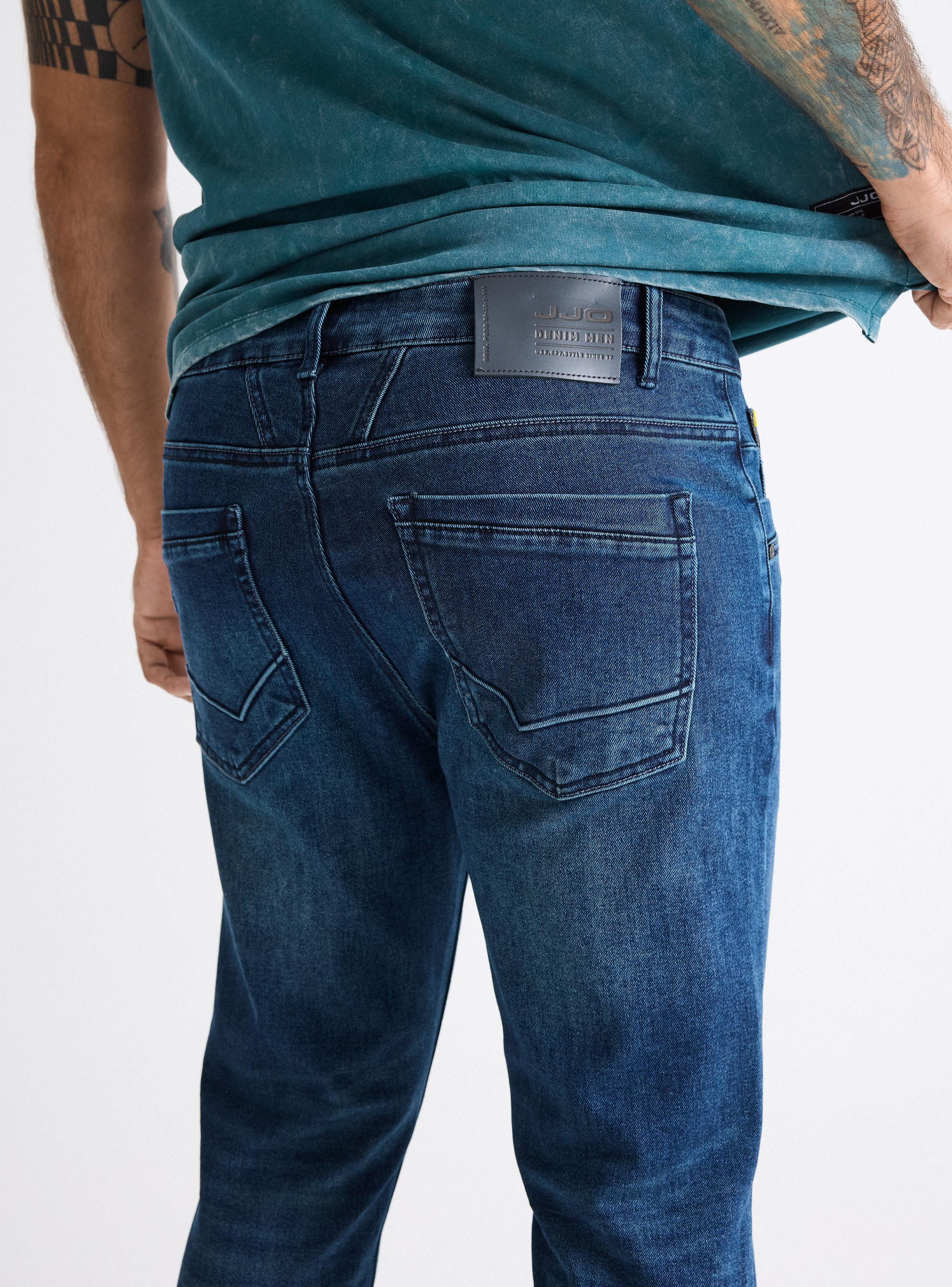 Jeans Lavado Laser Bigotes 3D-3
