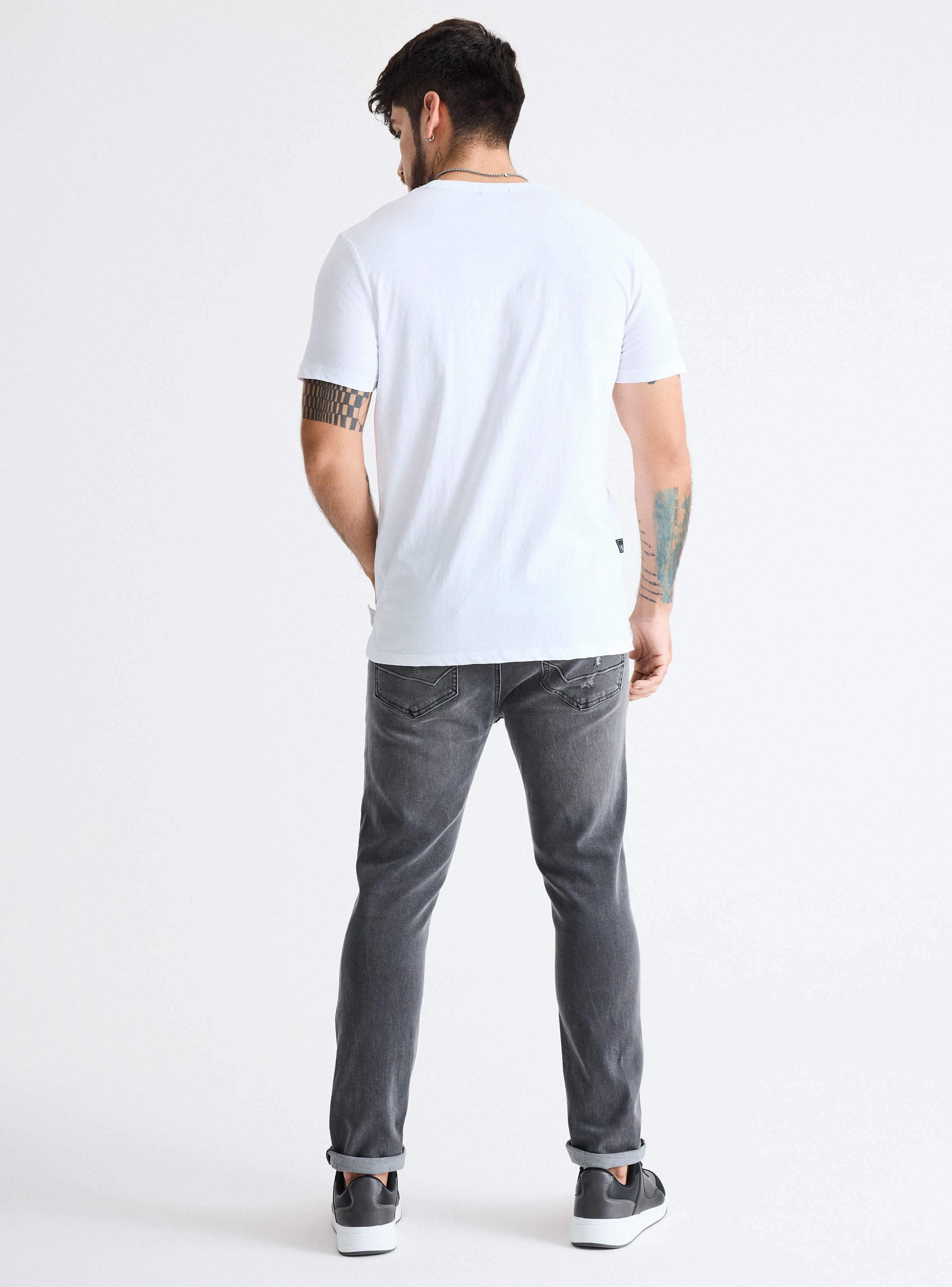 Jeans Full Destroyer Parches Pespunte-5