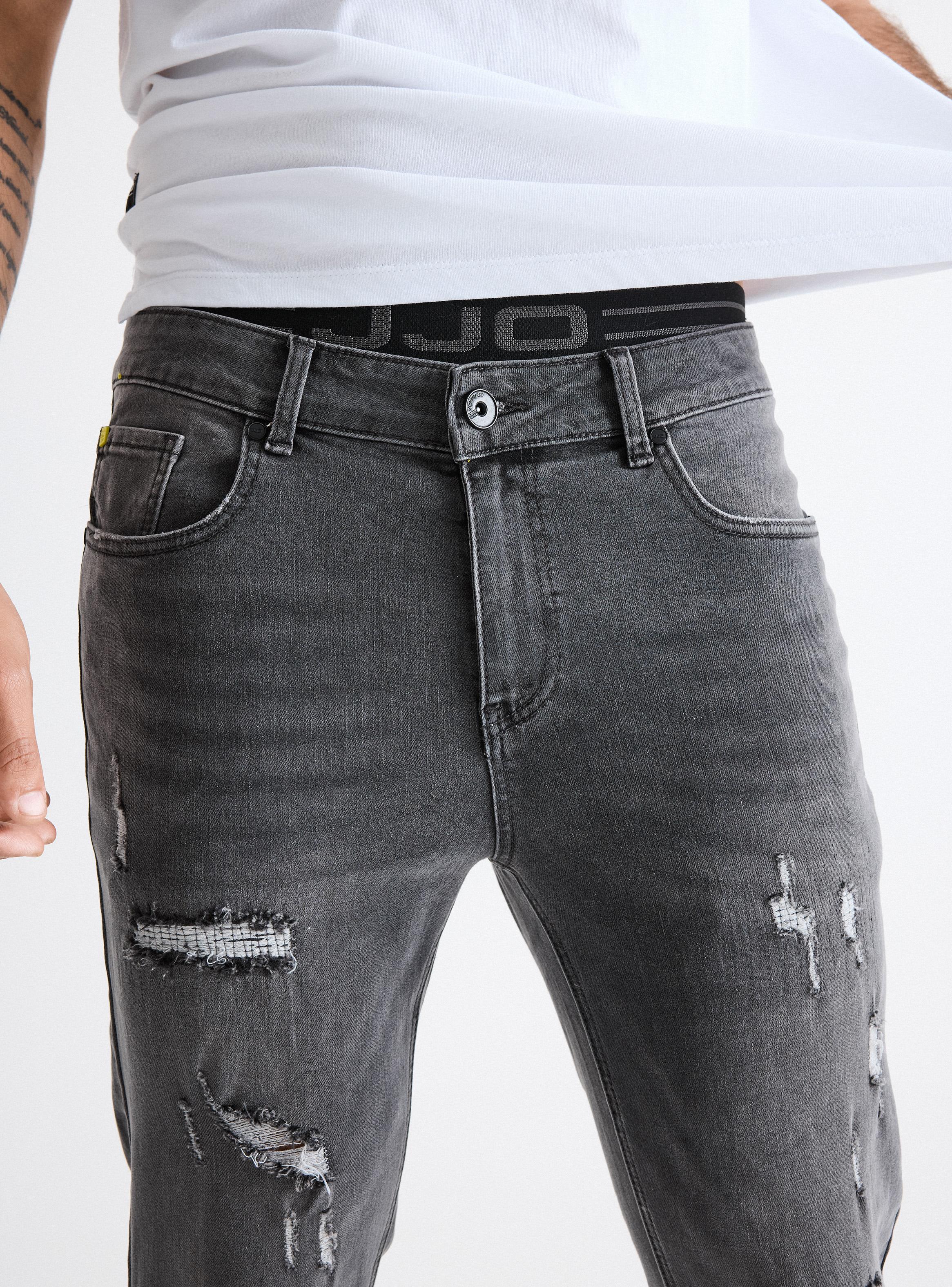 Jeans Full Destroyer Parches Pespunte-2