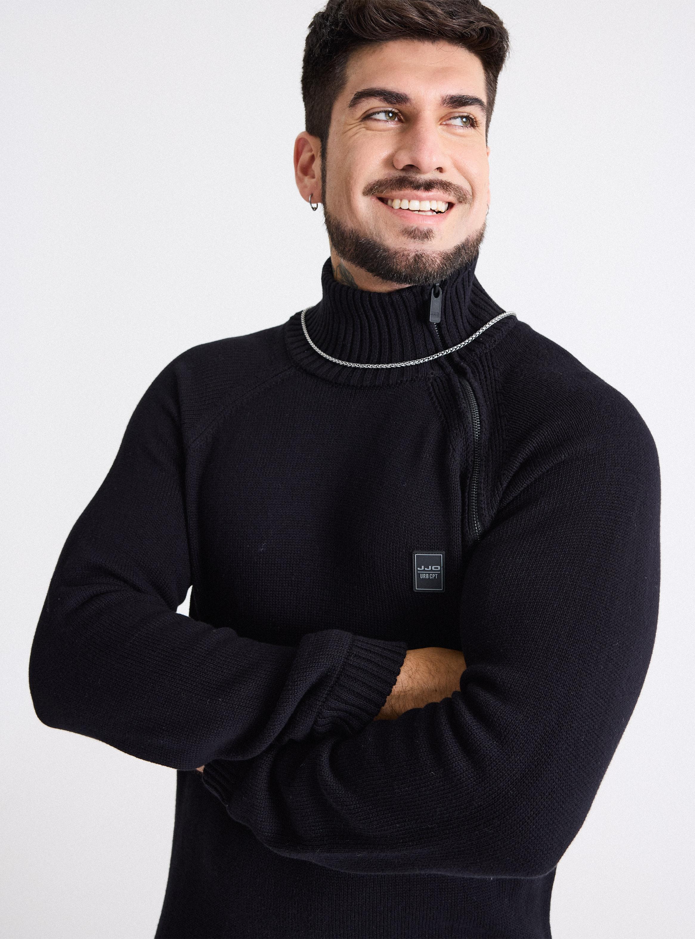 Sweater Cuello Medio con Cierre-3