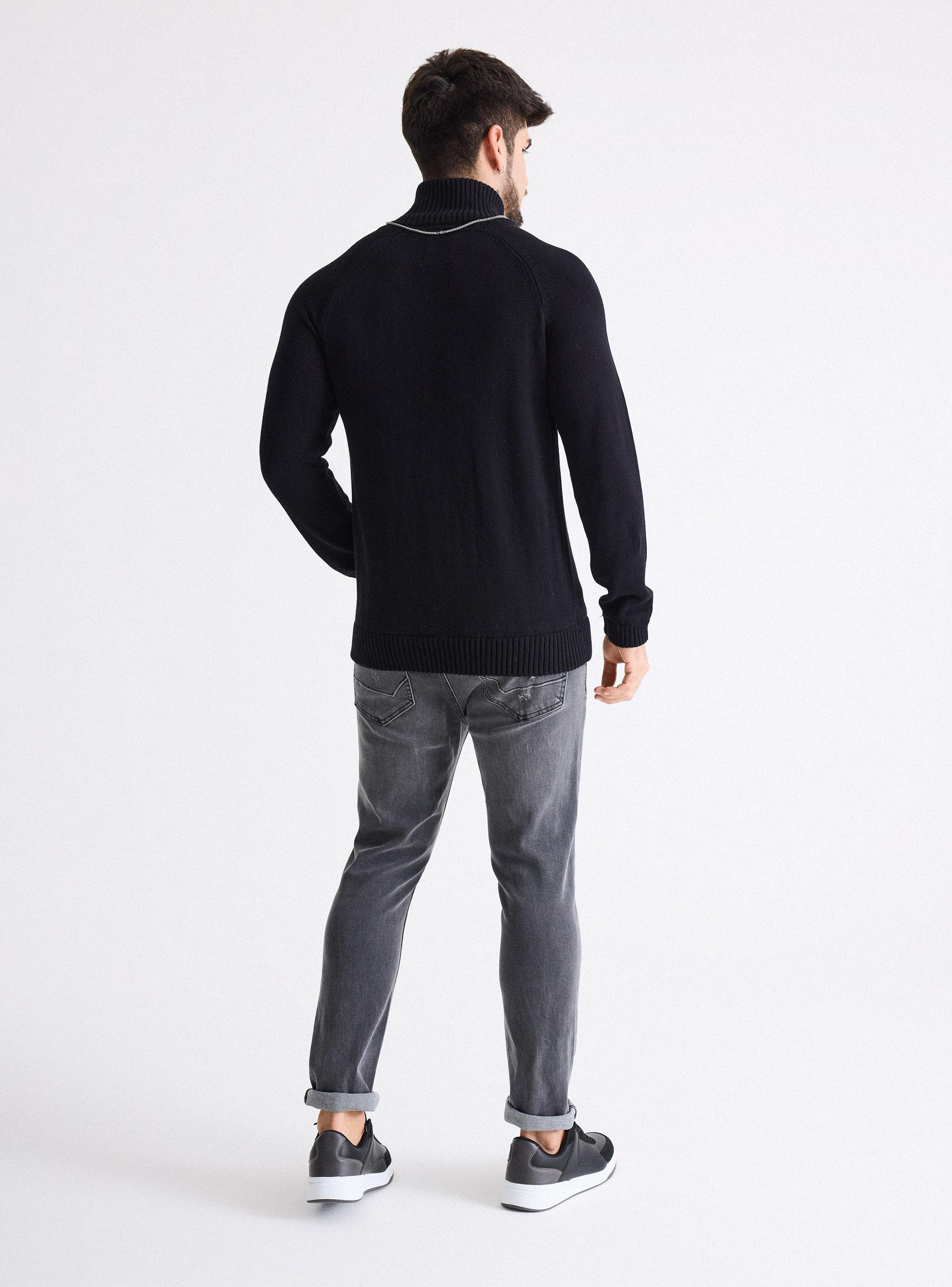 Sweater Cuello Medio con Cierre-5