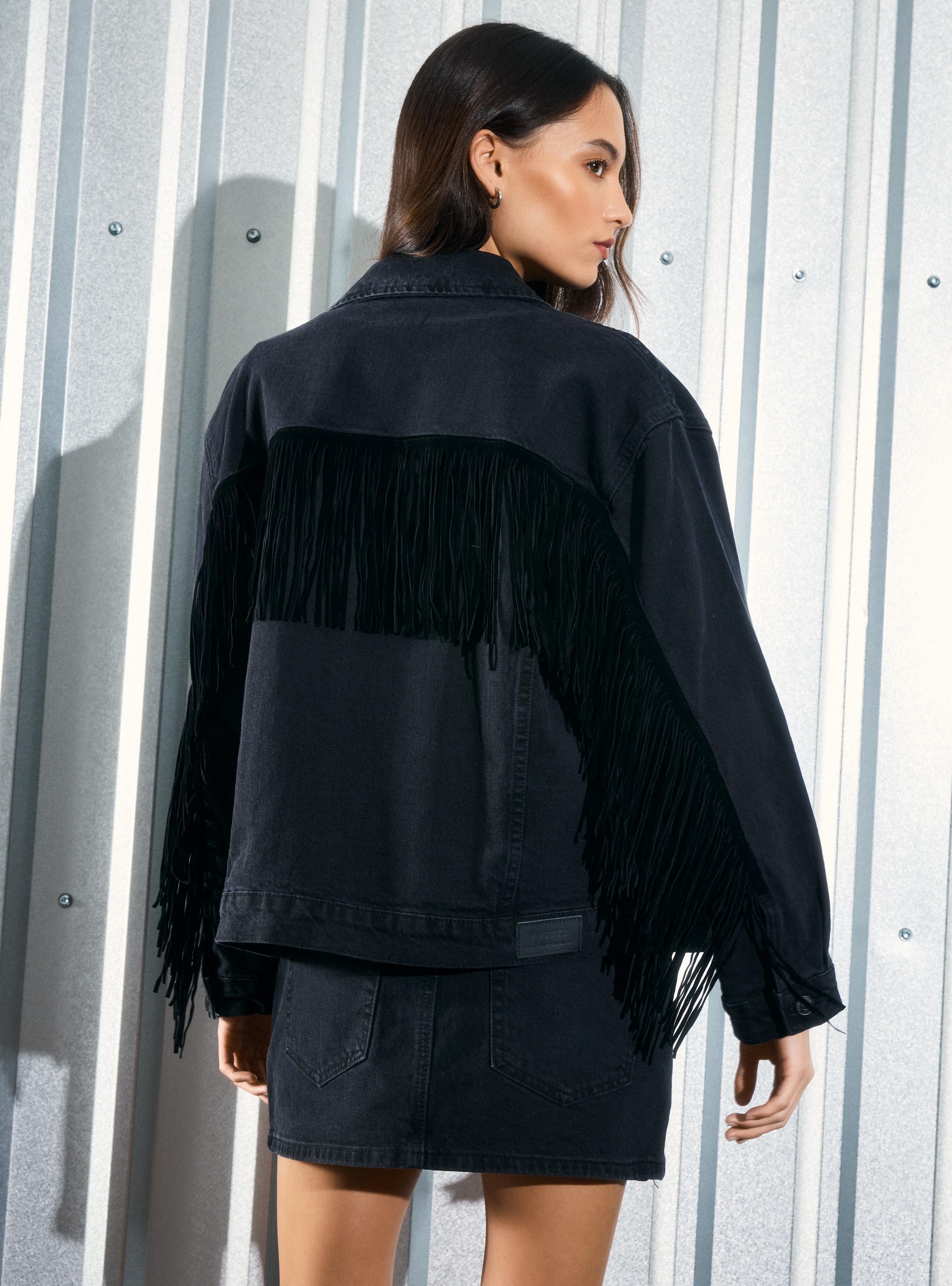 Chaqueta Flecos Gamuza Espalda-1