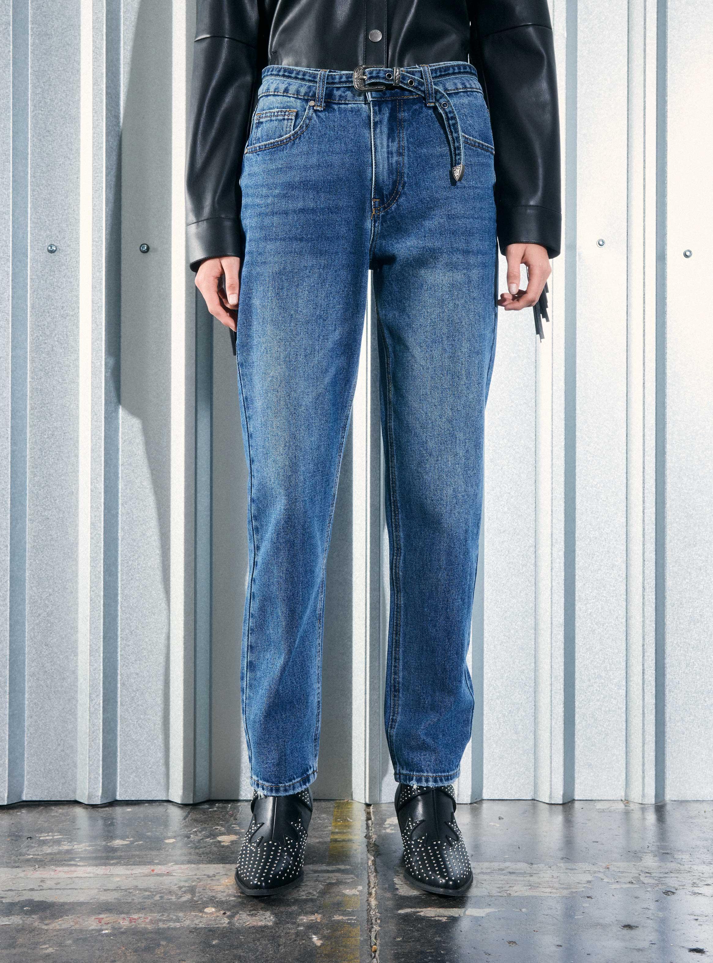 Pantalón Cinturón Hebilla-0