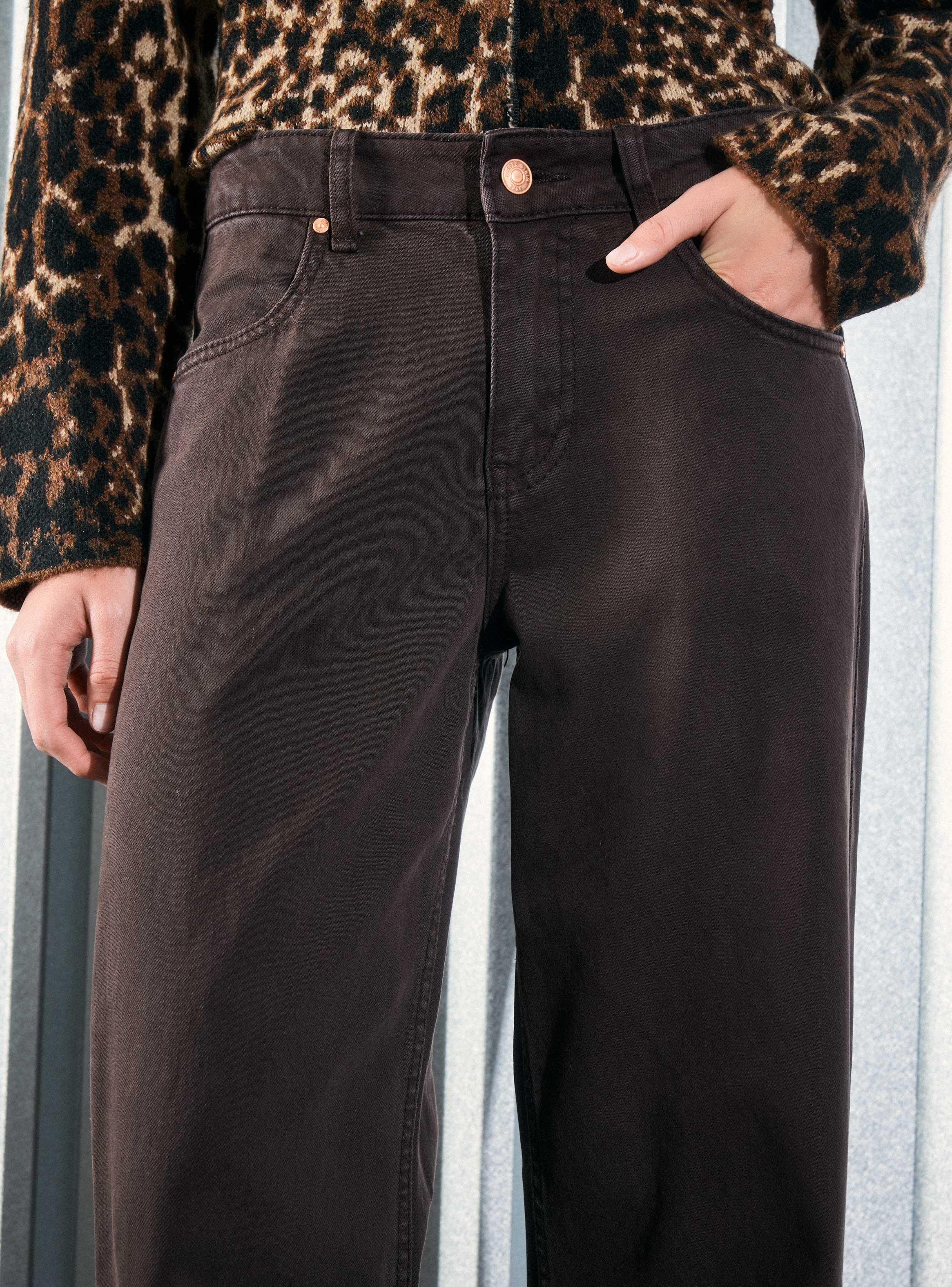 Pantalón Básico 5 Bolsillos Wide-2