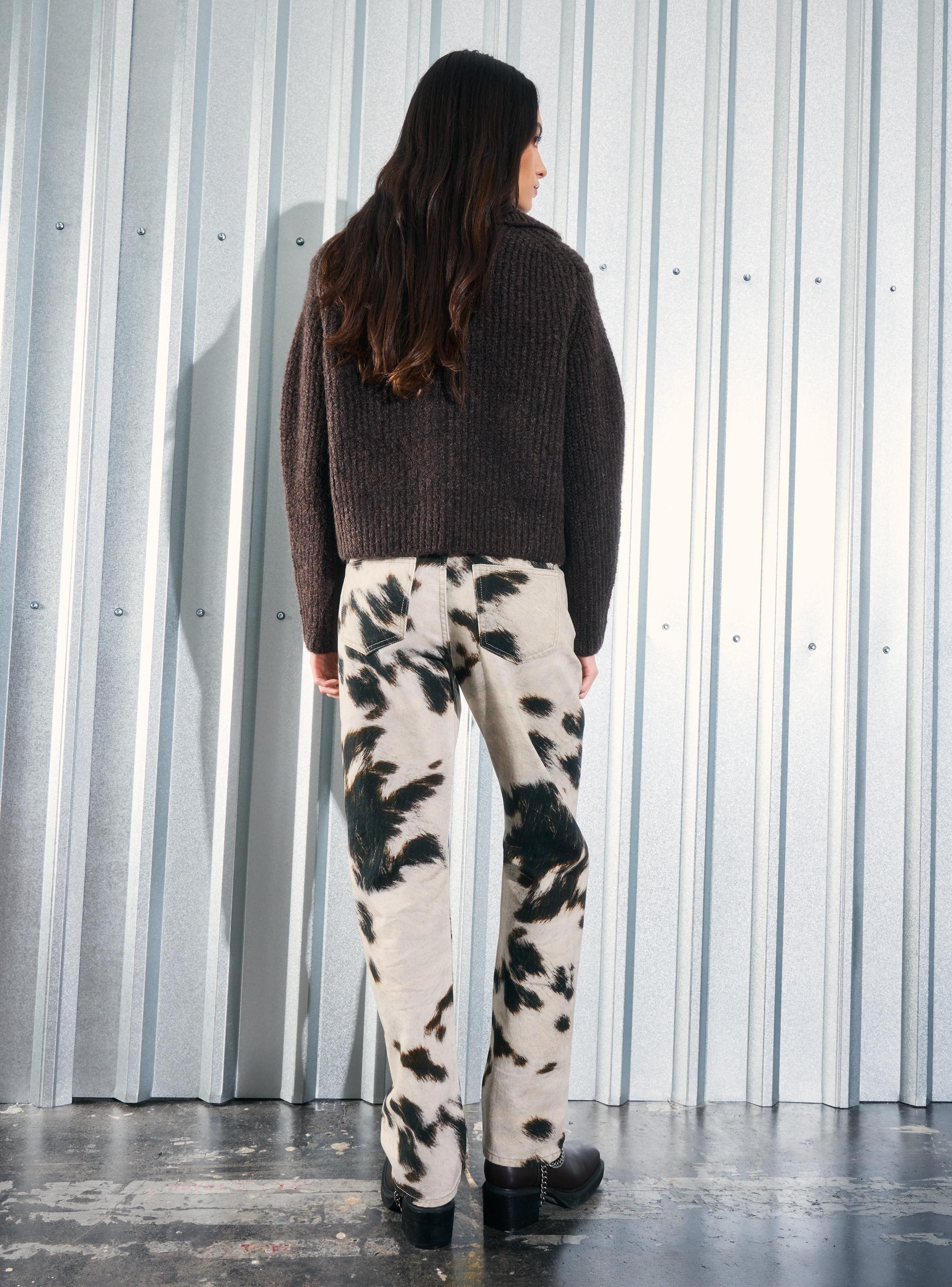 Jeans Básico 5 Bolsillos Estampado-5