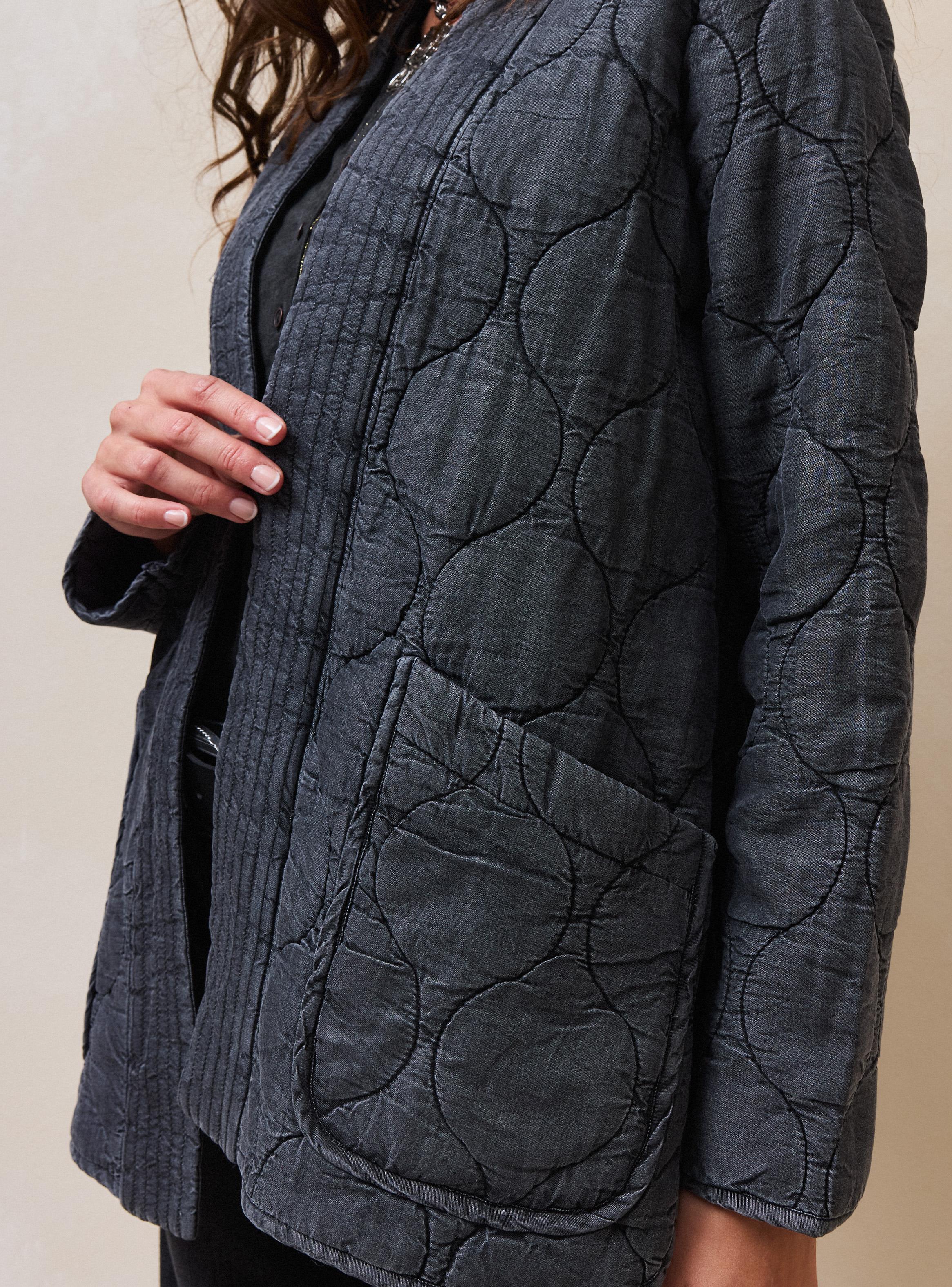 Chaqueta Acolchado Tipo Kimono-3