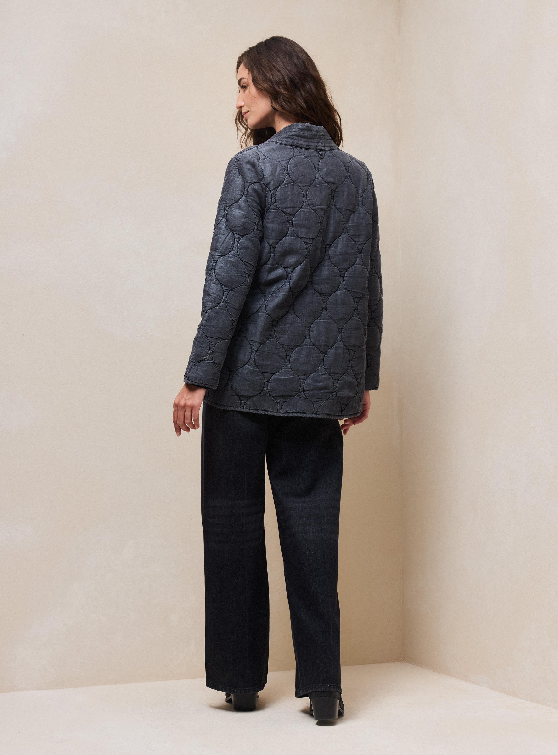 Chaqueta Acolchado Tipo Kimono-5