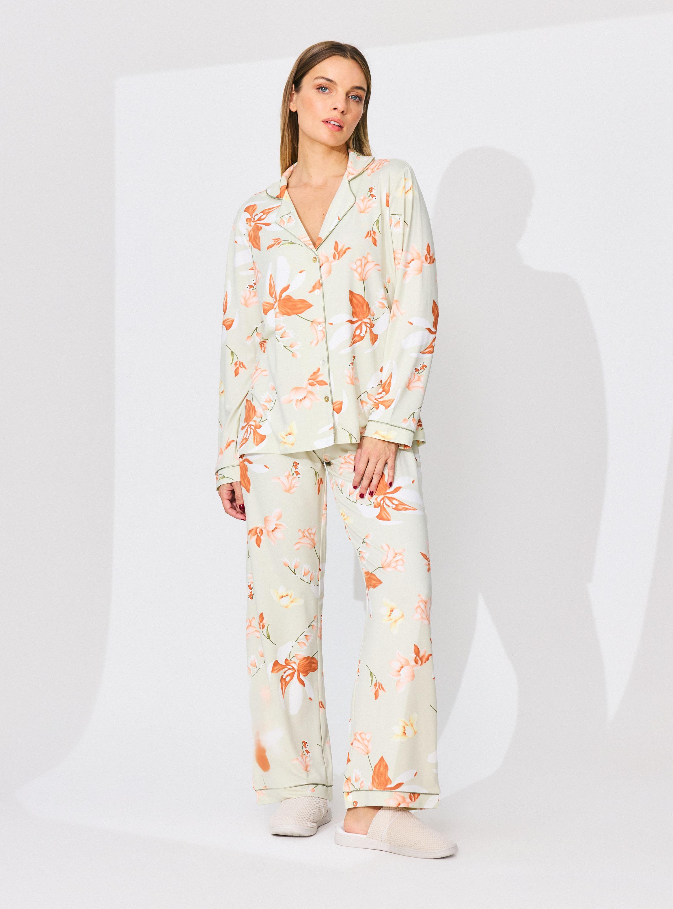 Pijama Full Estampado Tela Suave-4