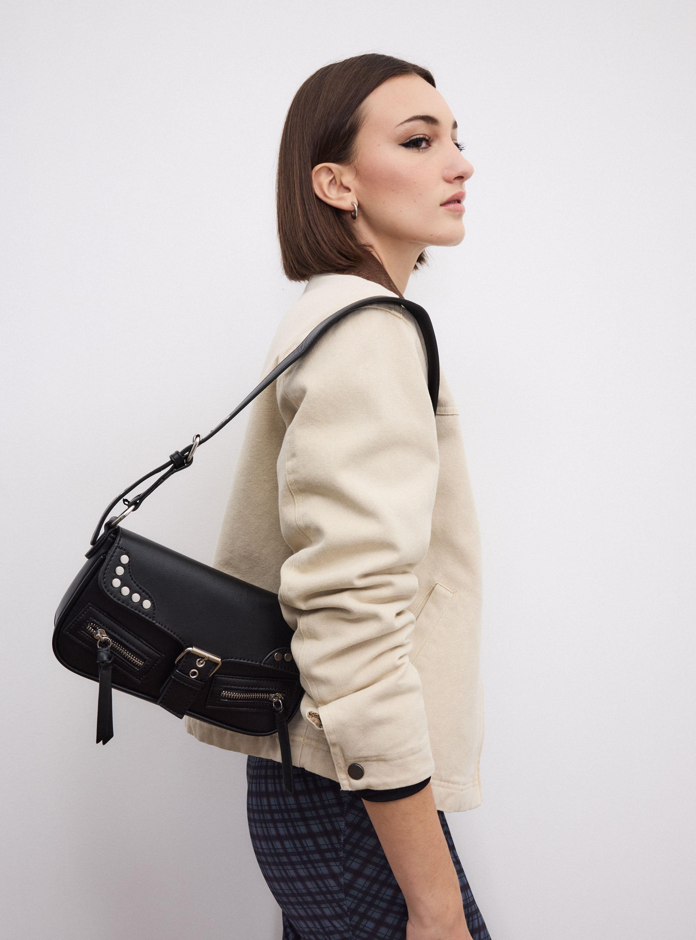 Cartera de Hombro Tachas-5