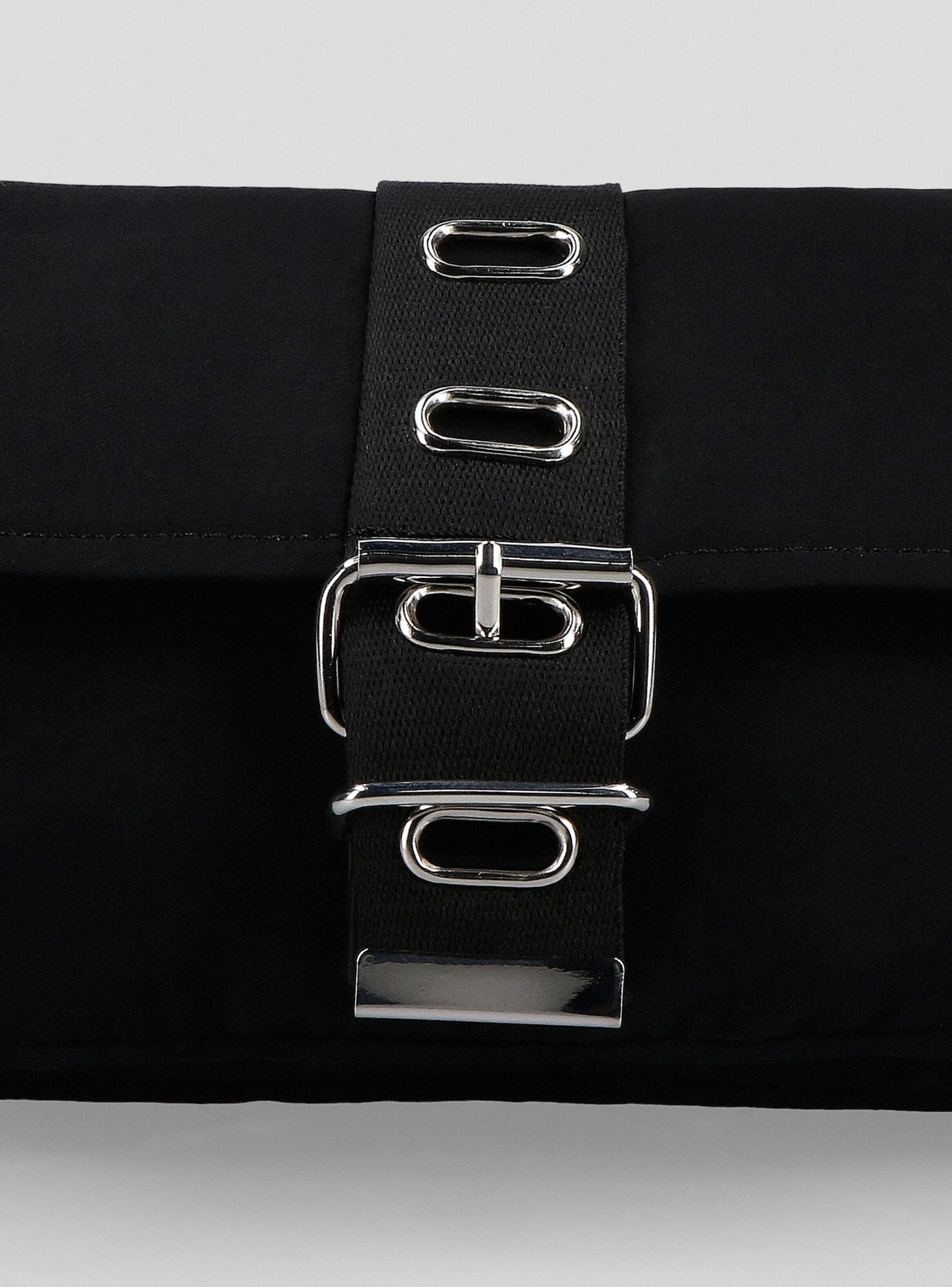 Cartera Crossbody Textil con Hebilla-4