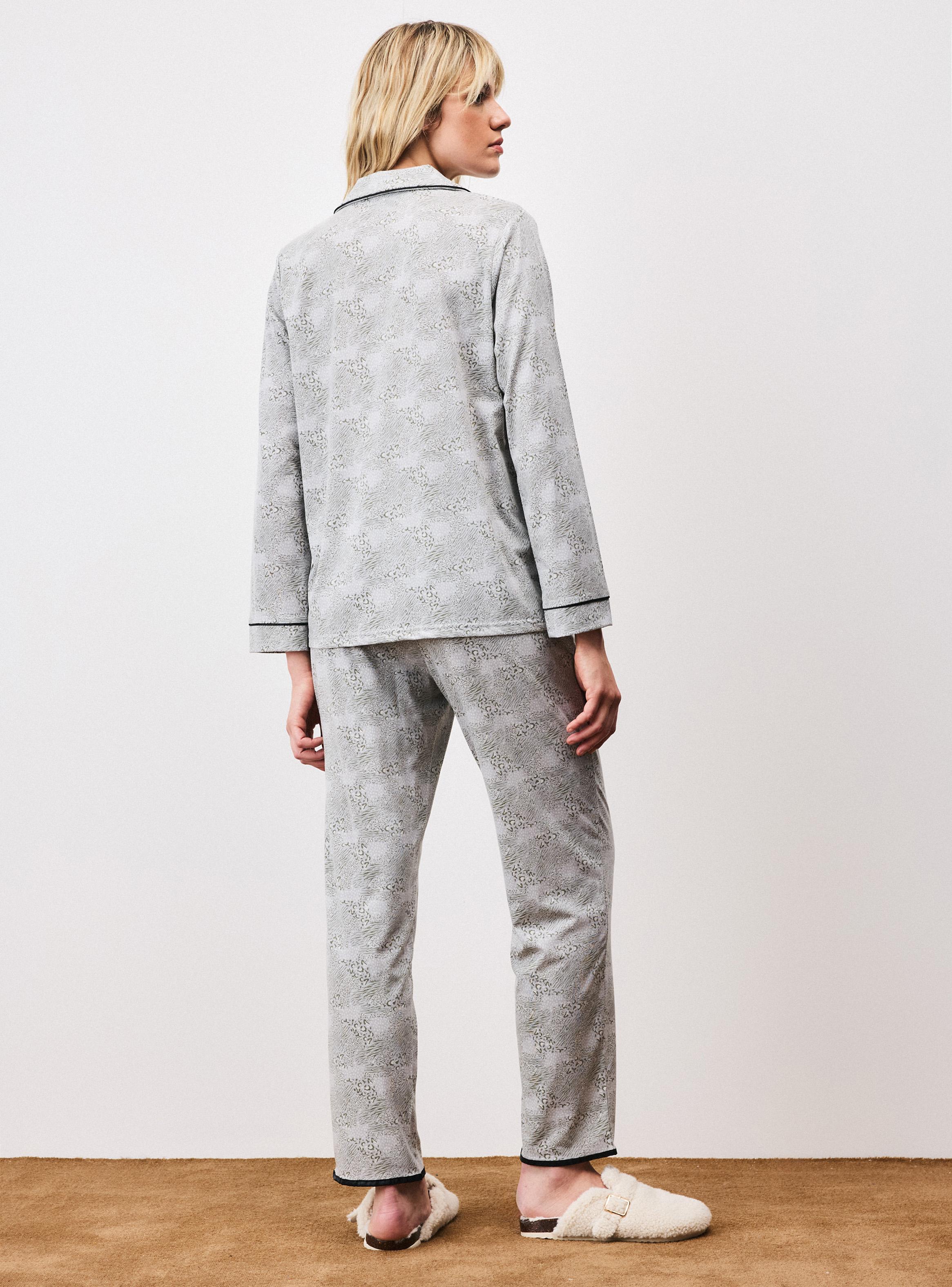 Pijama Camisero con Bolsillo Full Print-5