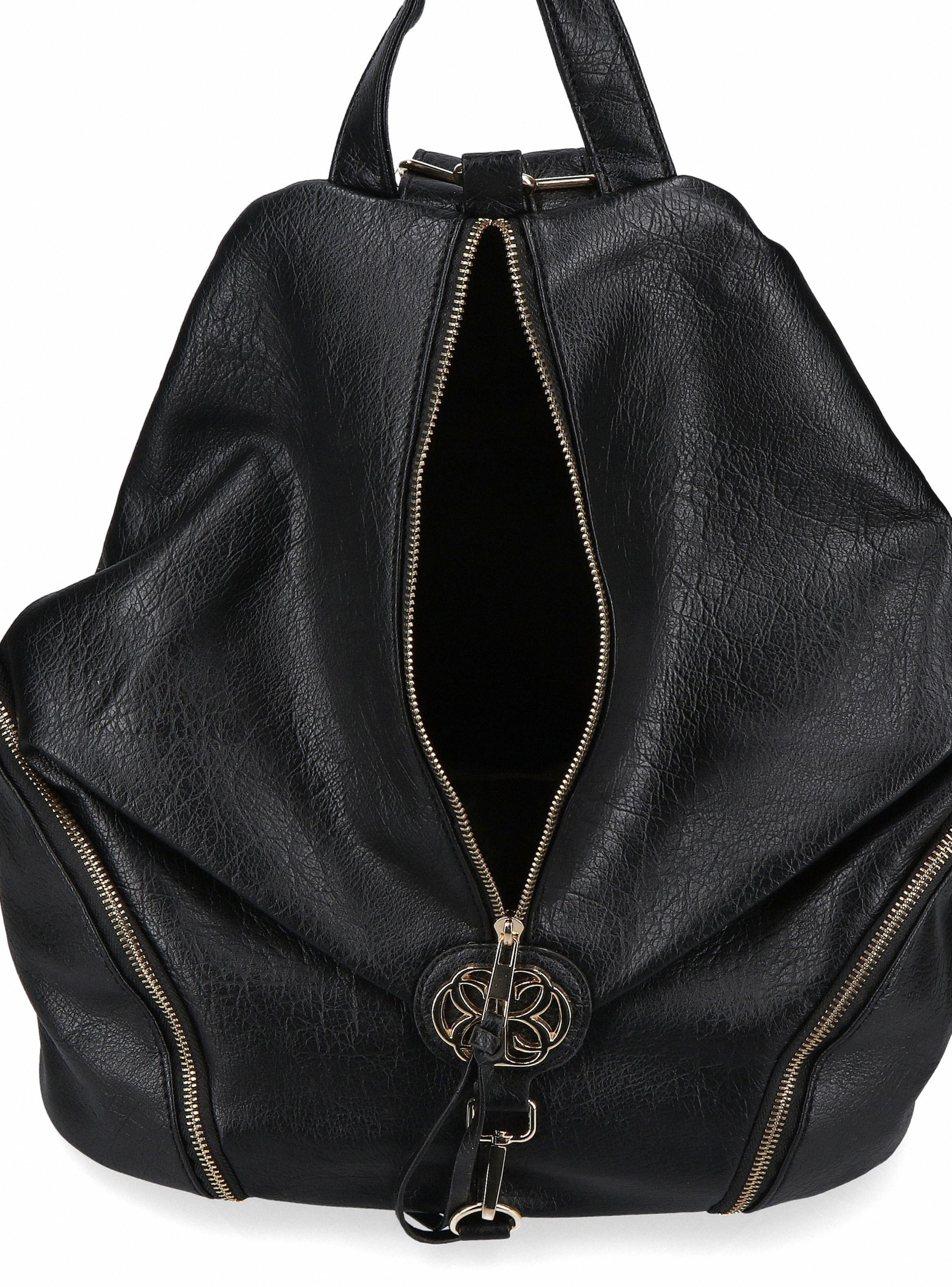 Mochila con Cierres y Logo Metal-3