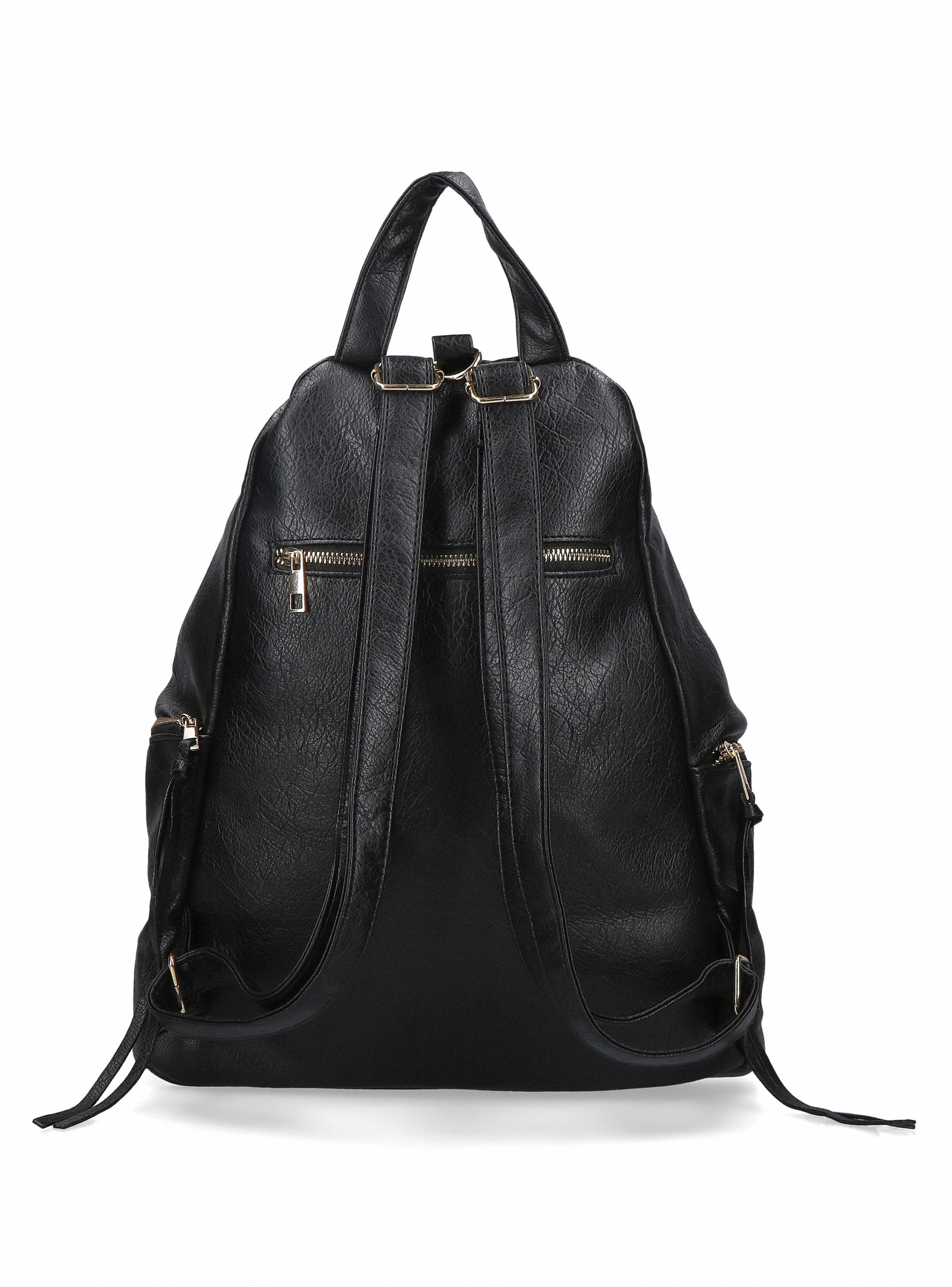 Mochila con Cierres y Logo Metal-2