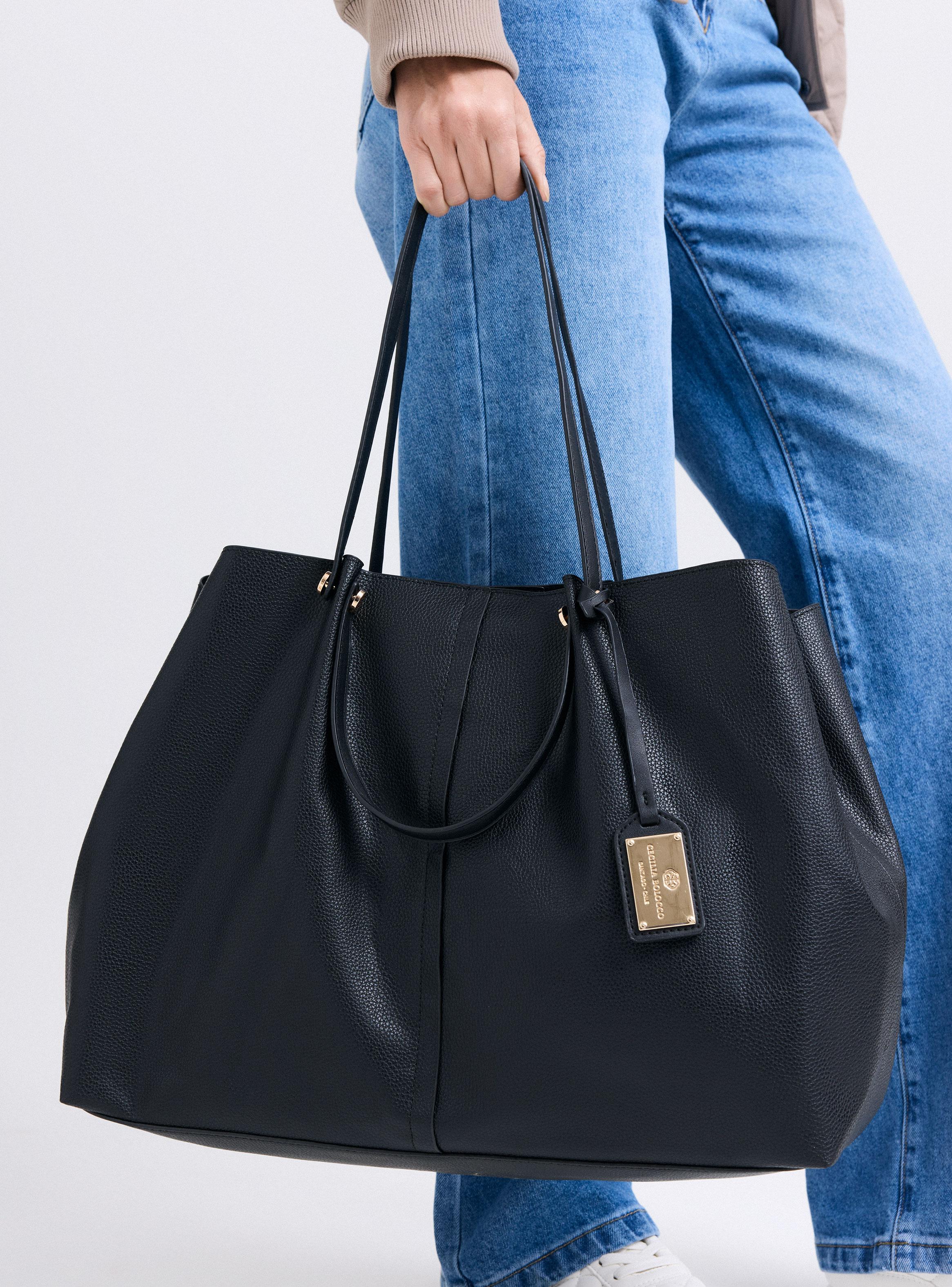 Cartera Tote Textura Grano-6