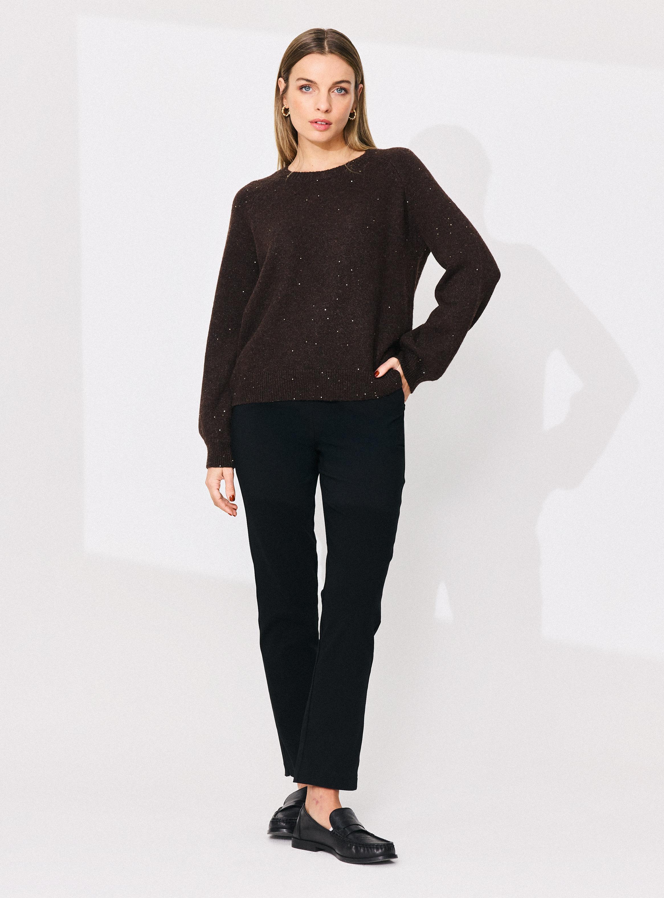 Sweater con Mini Lentejuelas en Hilado-4