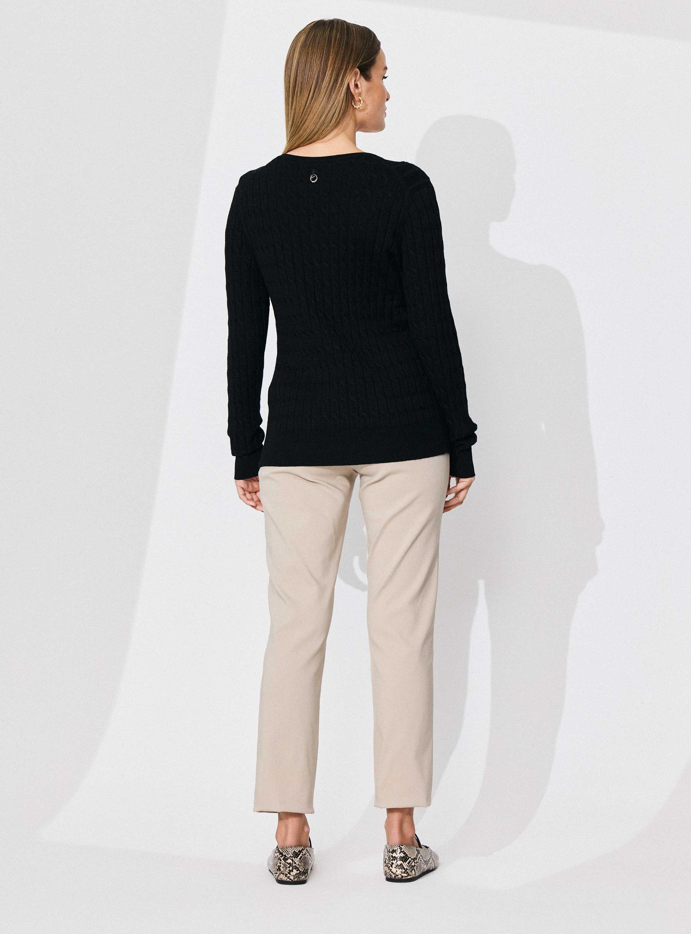 Sweater Básico Trenzado-5