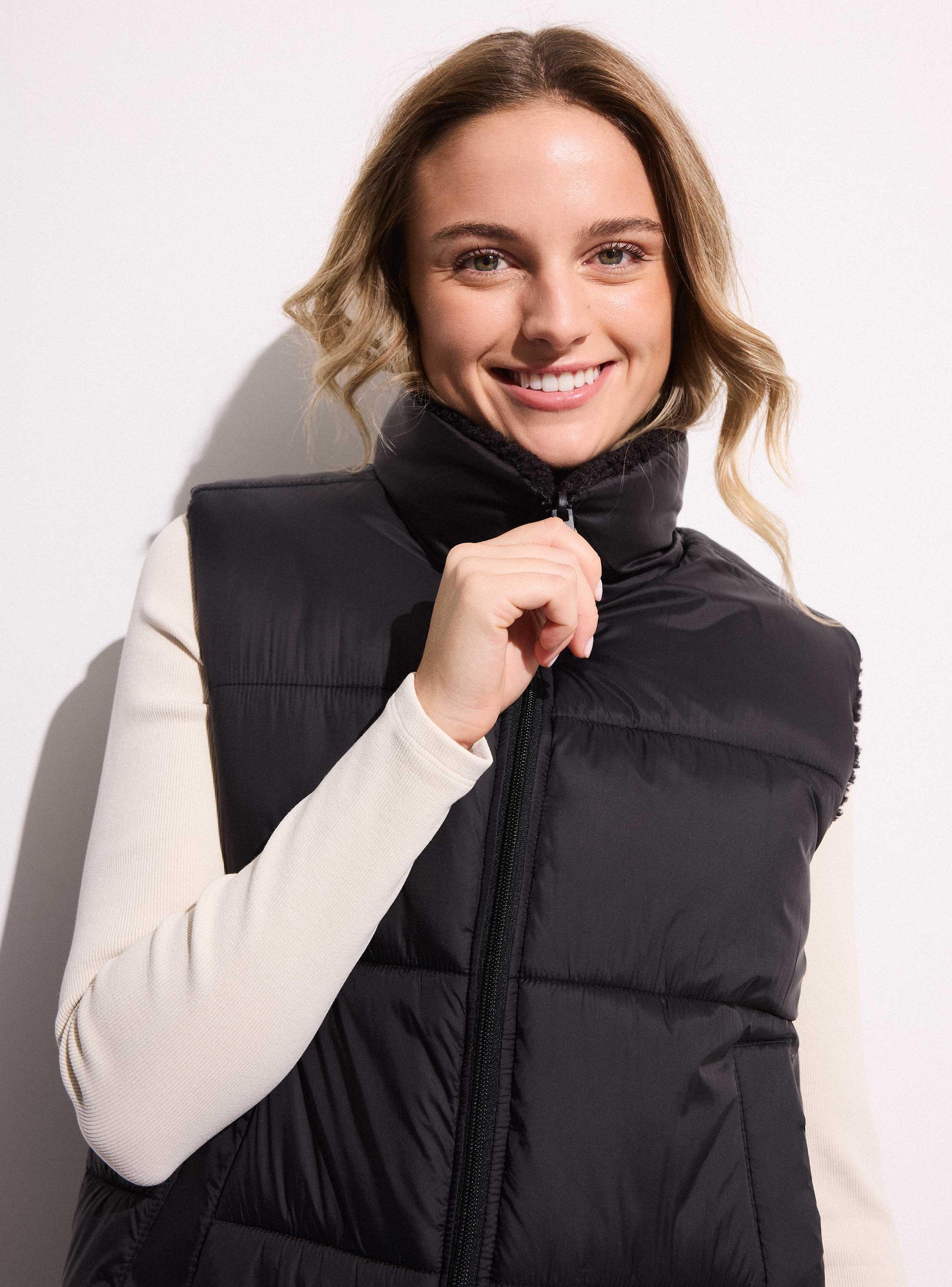 Chaqueta Reversible sin Mangas-3