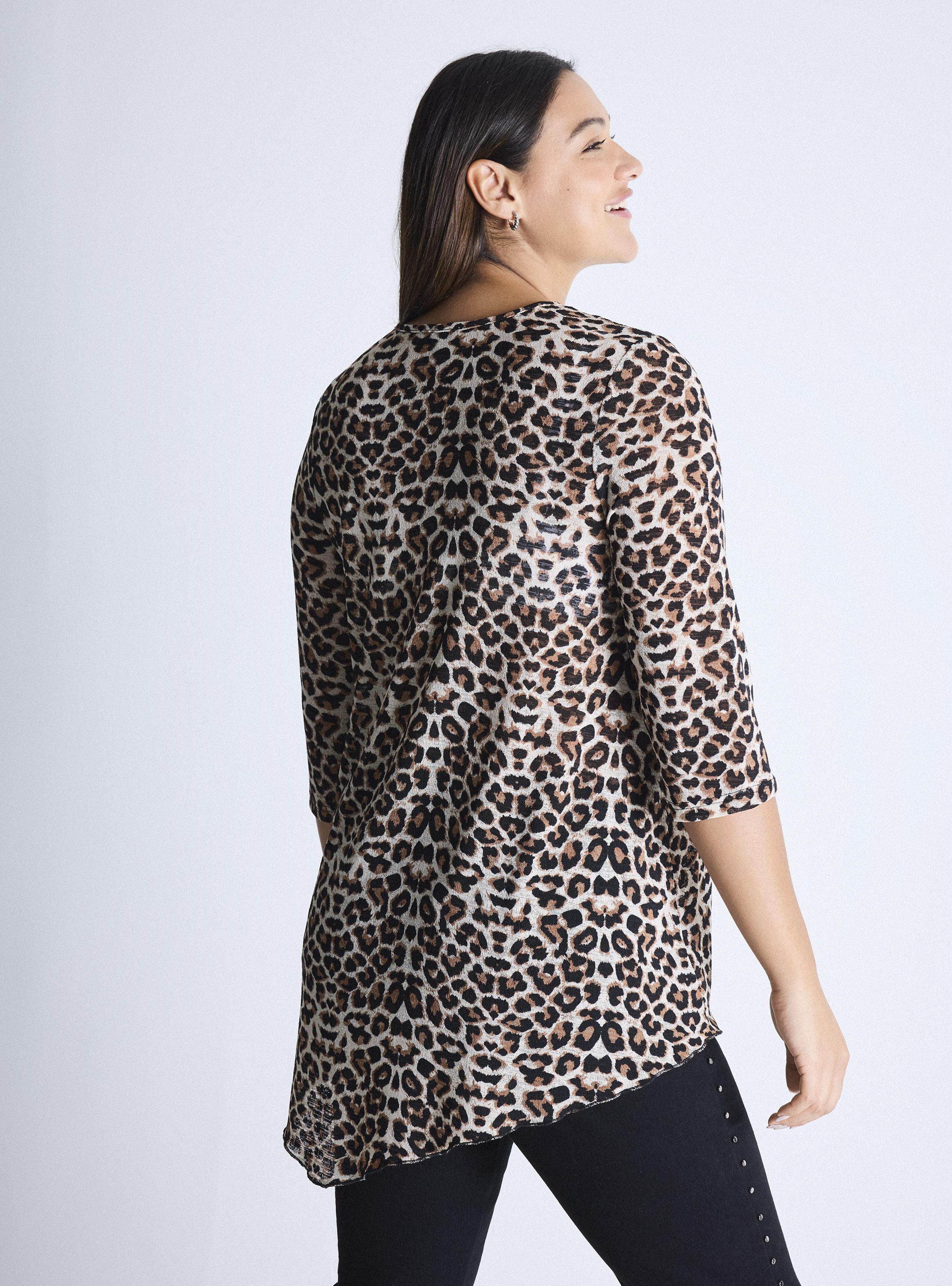 Polera Larga Doble Capa Asimétrica Curvy-1