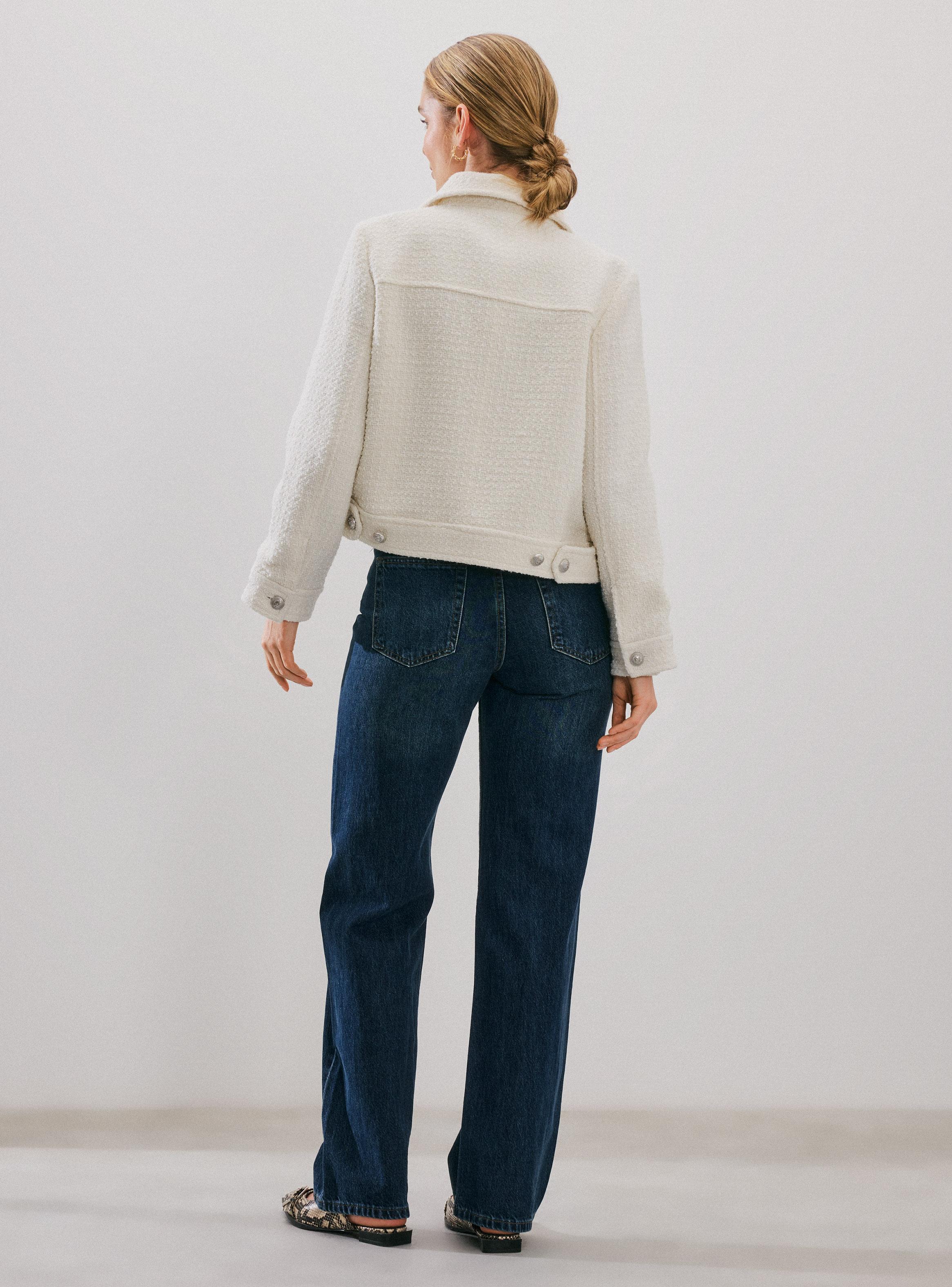 Jeans Straight Lavado Clásico-5