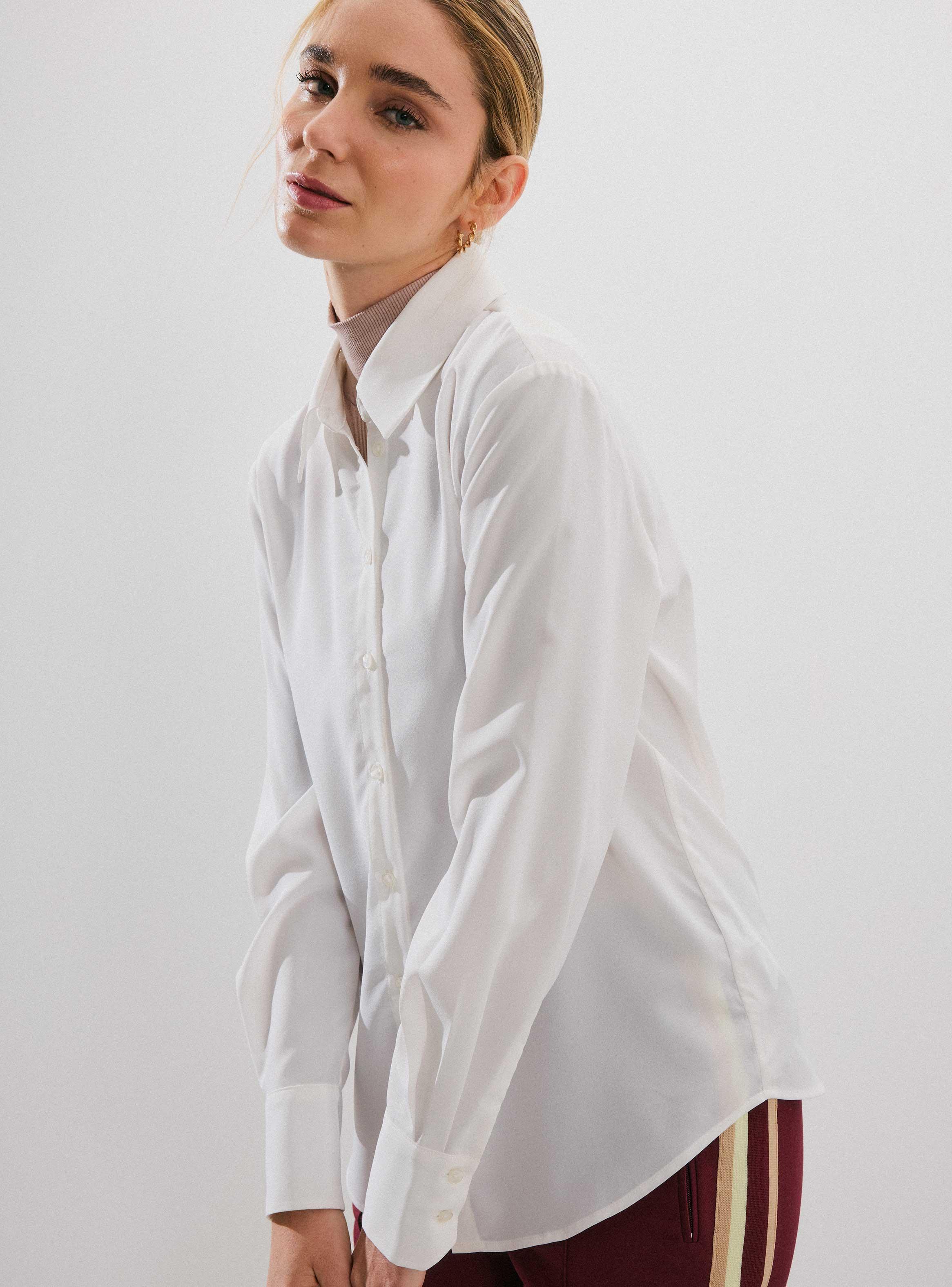 Blusa Camisera con Botones-2