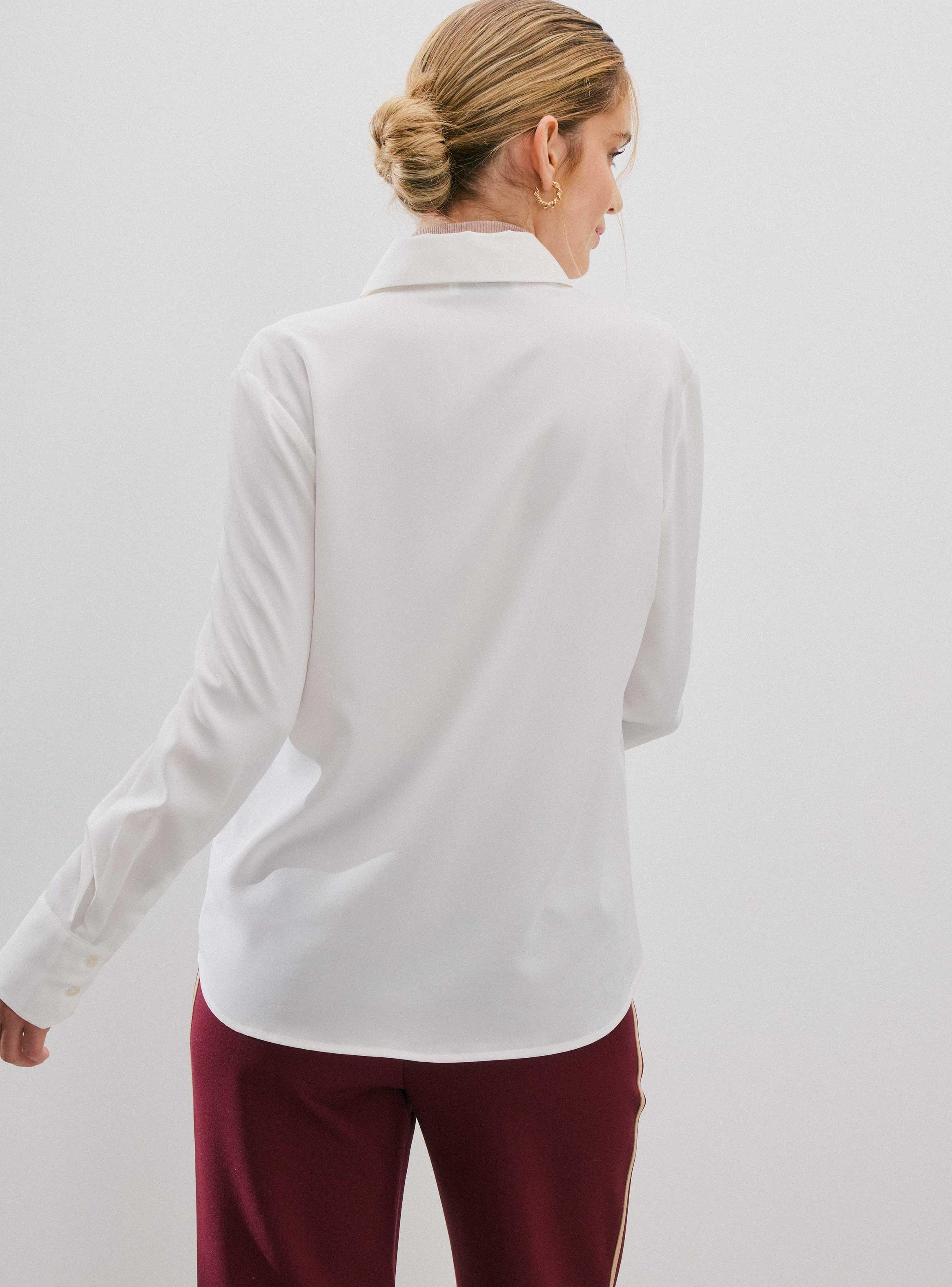 Blusa Camisera con Botones-1