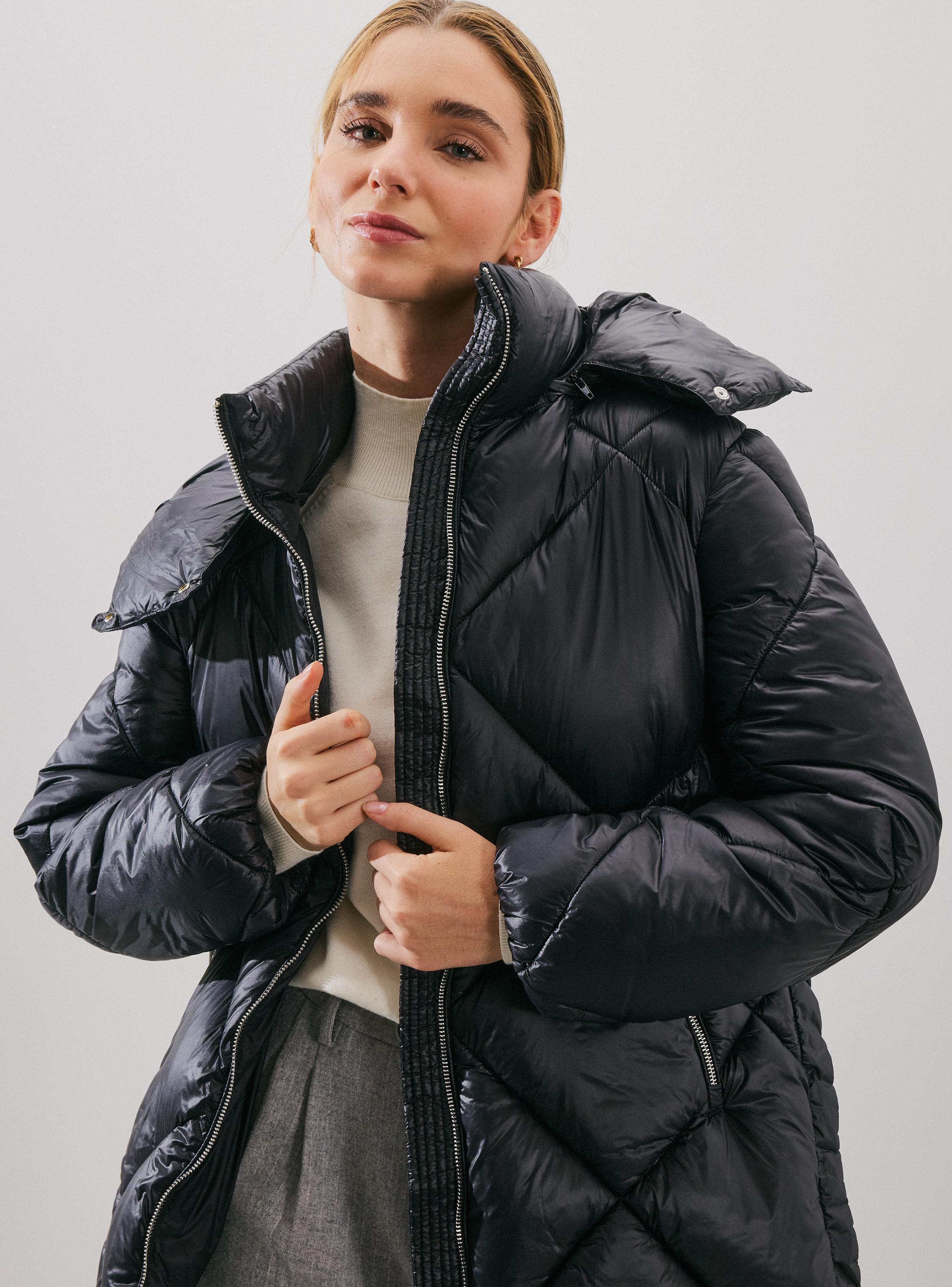 Parka con Gorro y Bolsillos-2