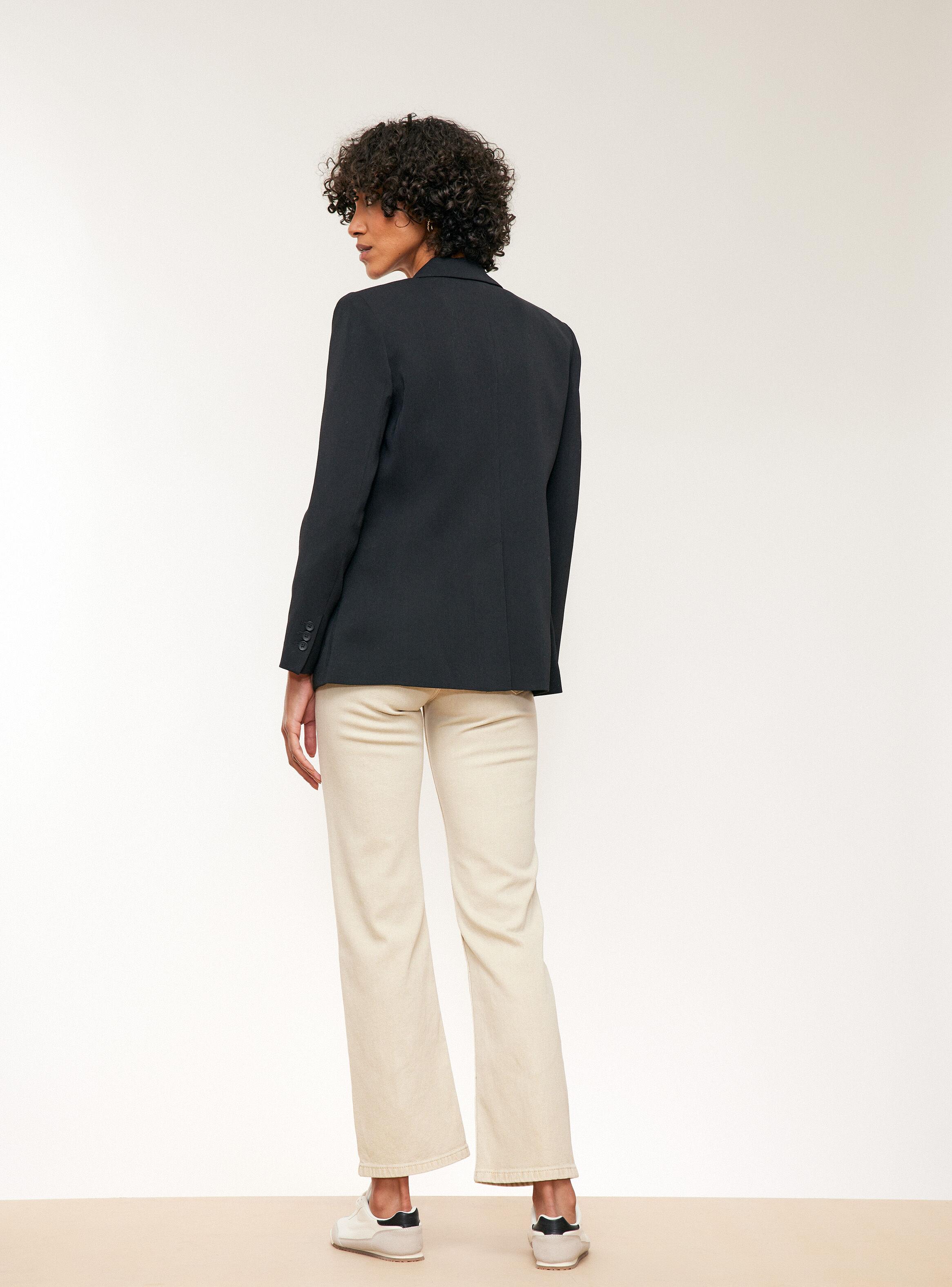 Blazer Básico Recto Botón-5