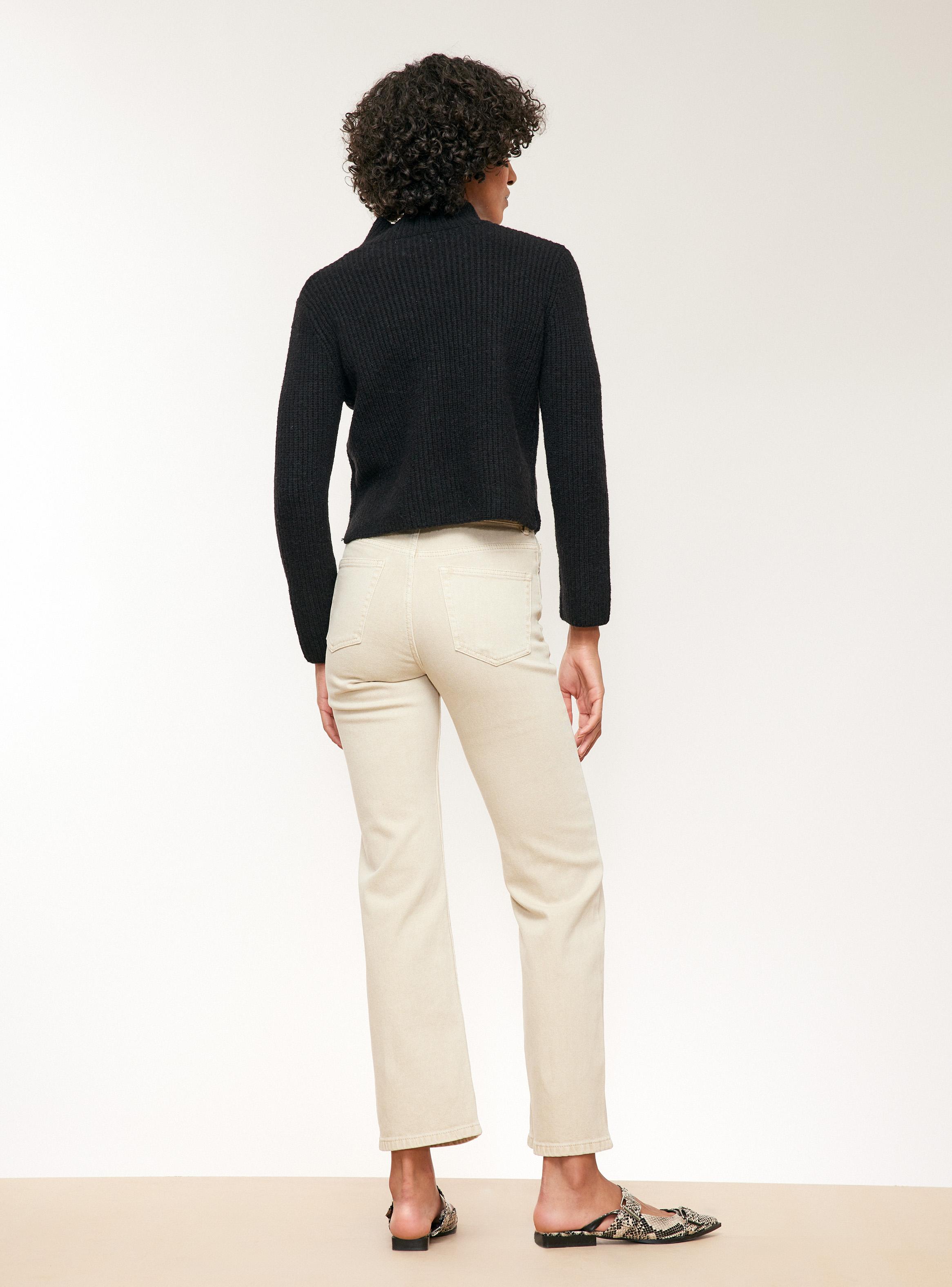 Sweater Cuello Mock Acanalado-5
