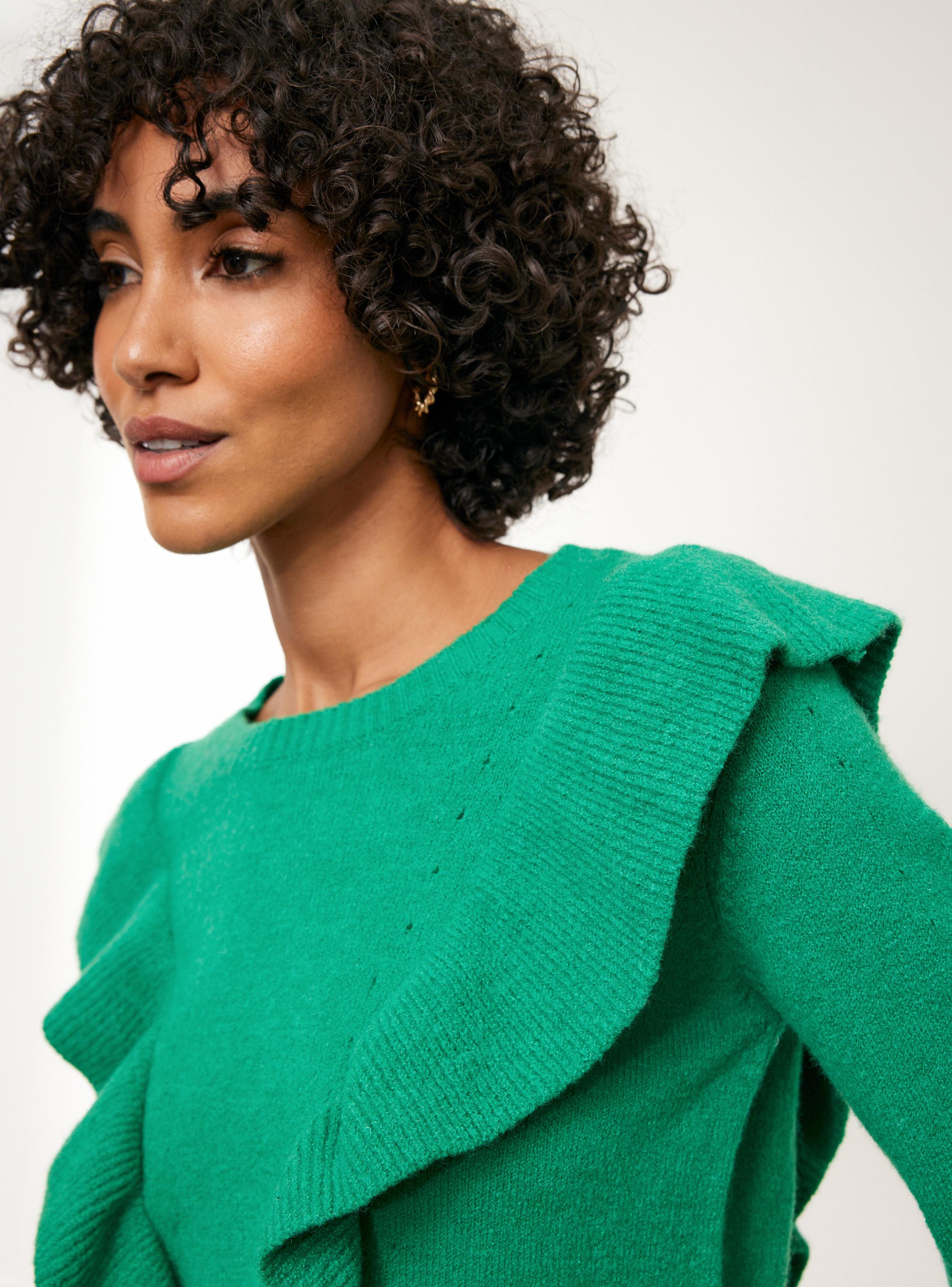 Sweater Vuelo Cuello Redondo-3