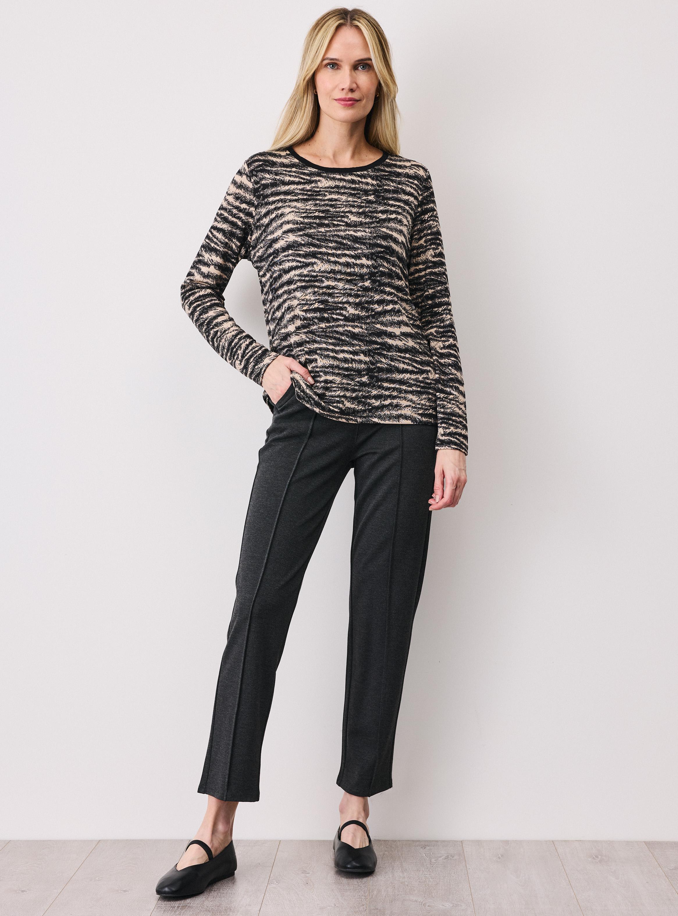 Pantalón Twill Recto Elasticado-4