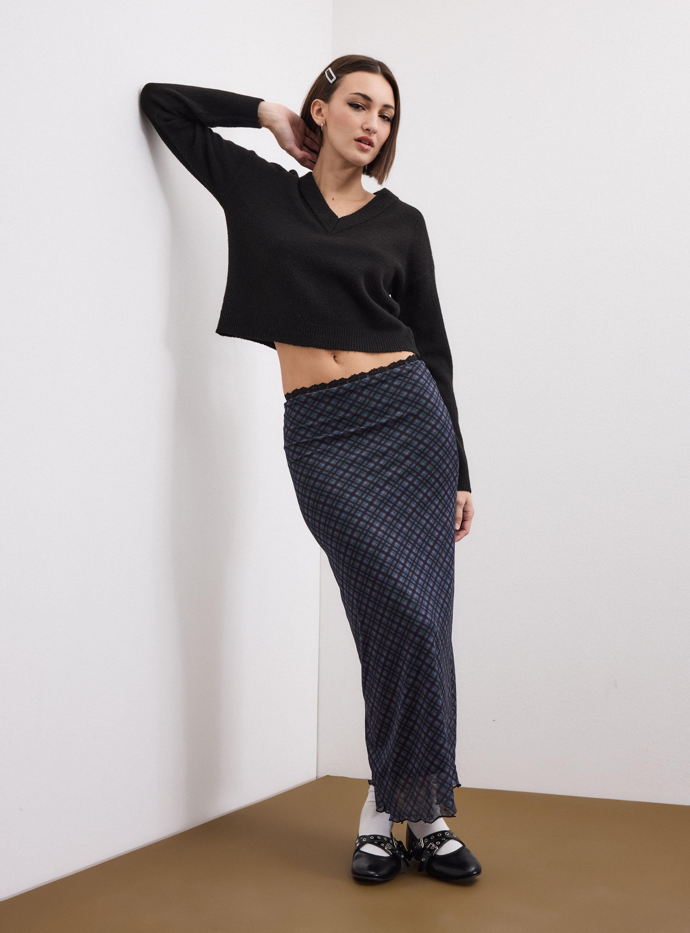 Sweater Cuello V Melange-4