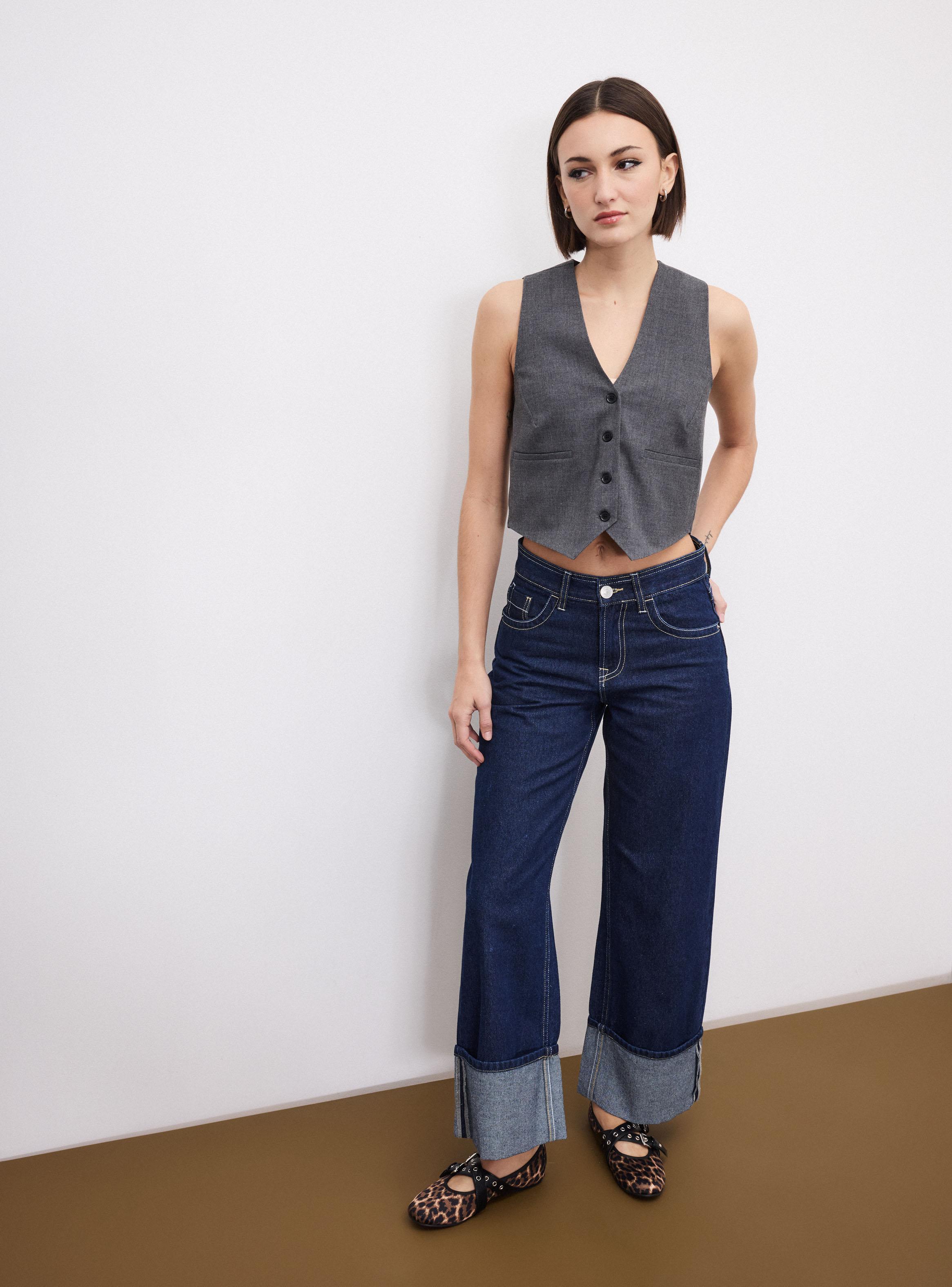 Blusa Tipo Vest Sastrero-4