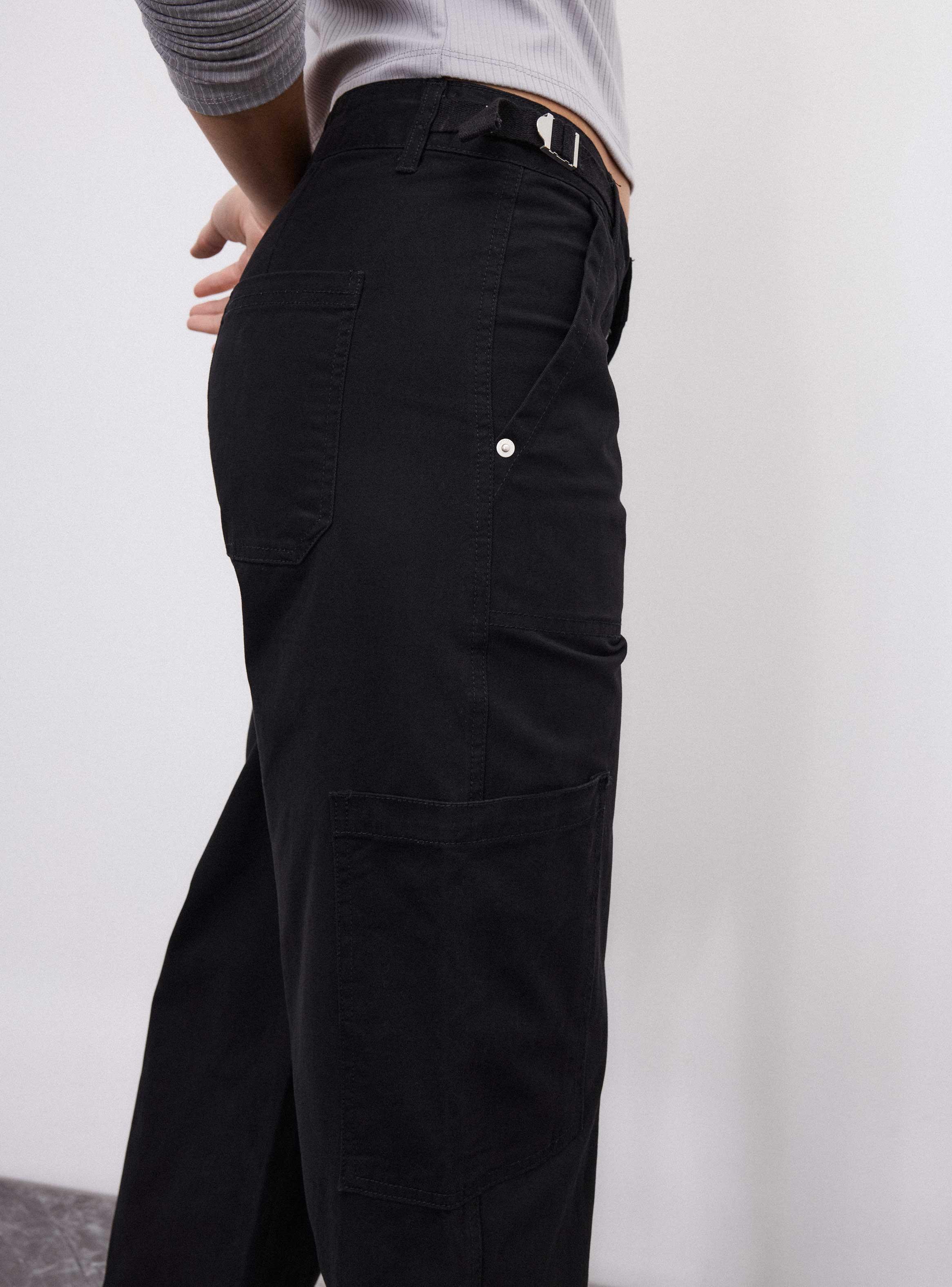 Pantalón Cargo Pretina Ajustable-3