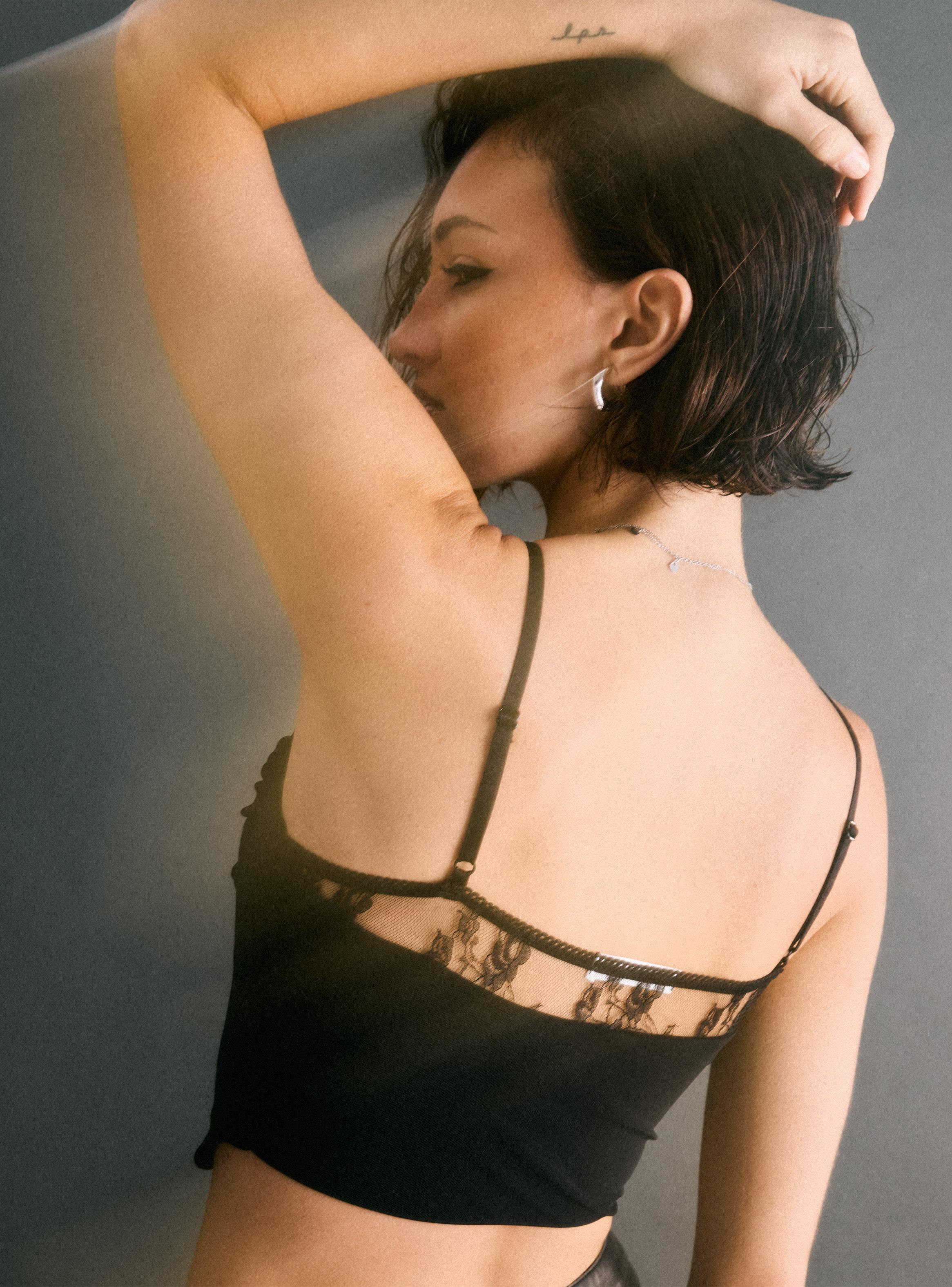 Polera Corset Aplicación Transparencia-3