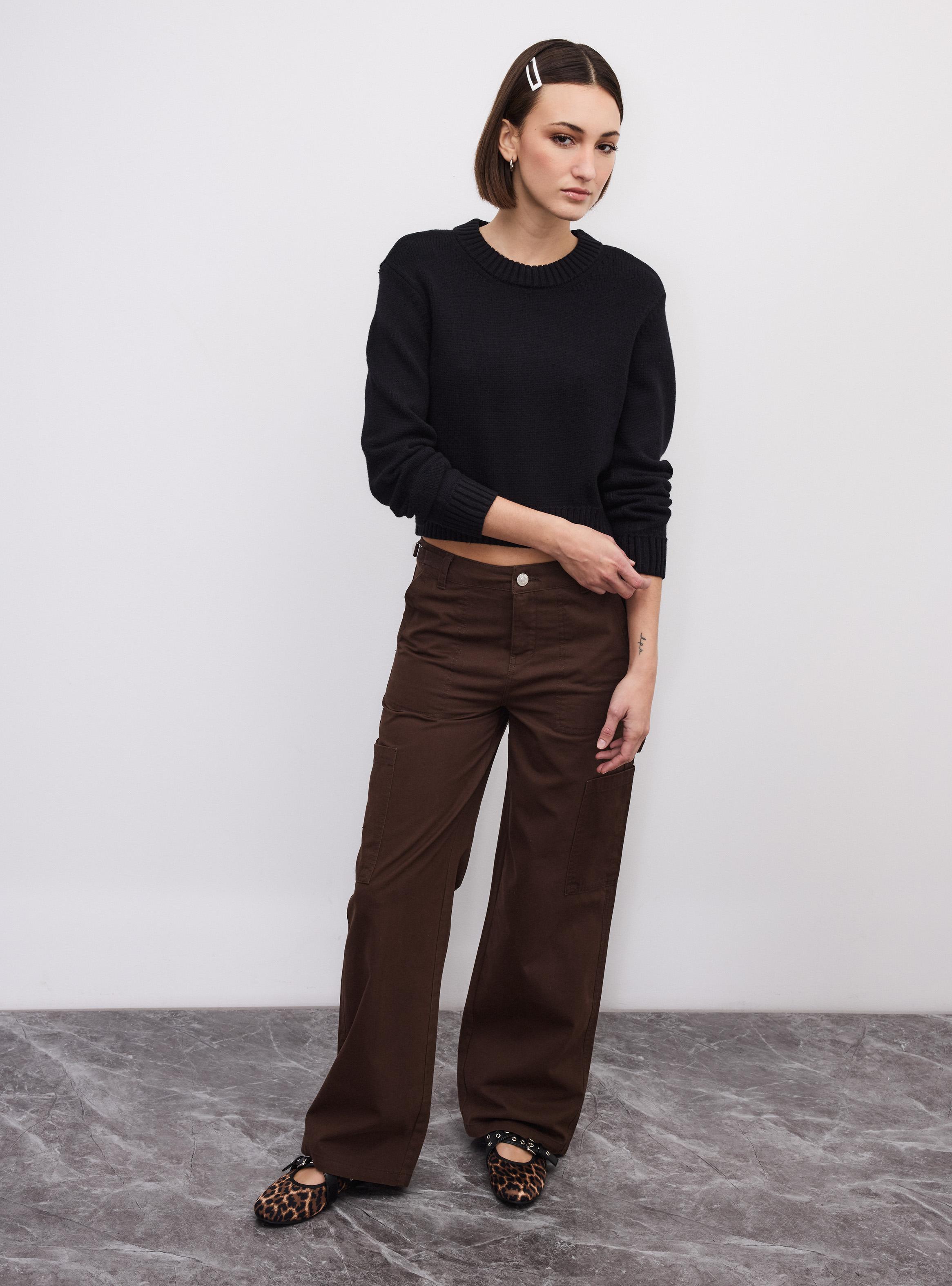 Sweater Crop Look Lana-4