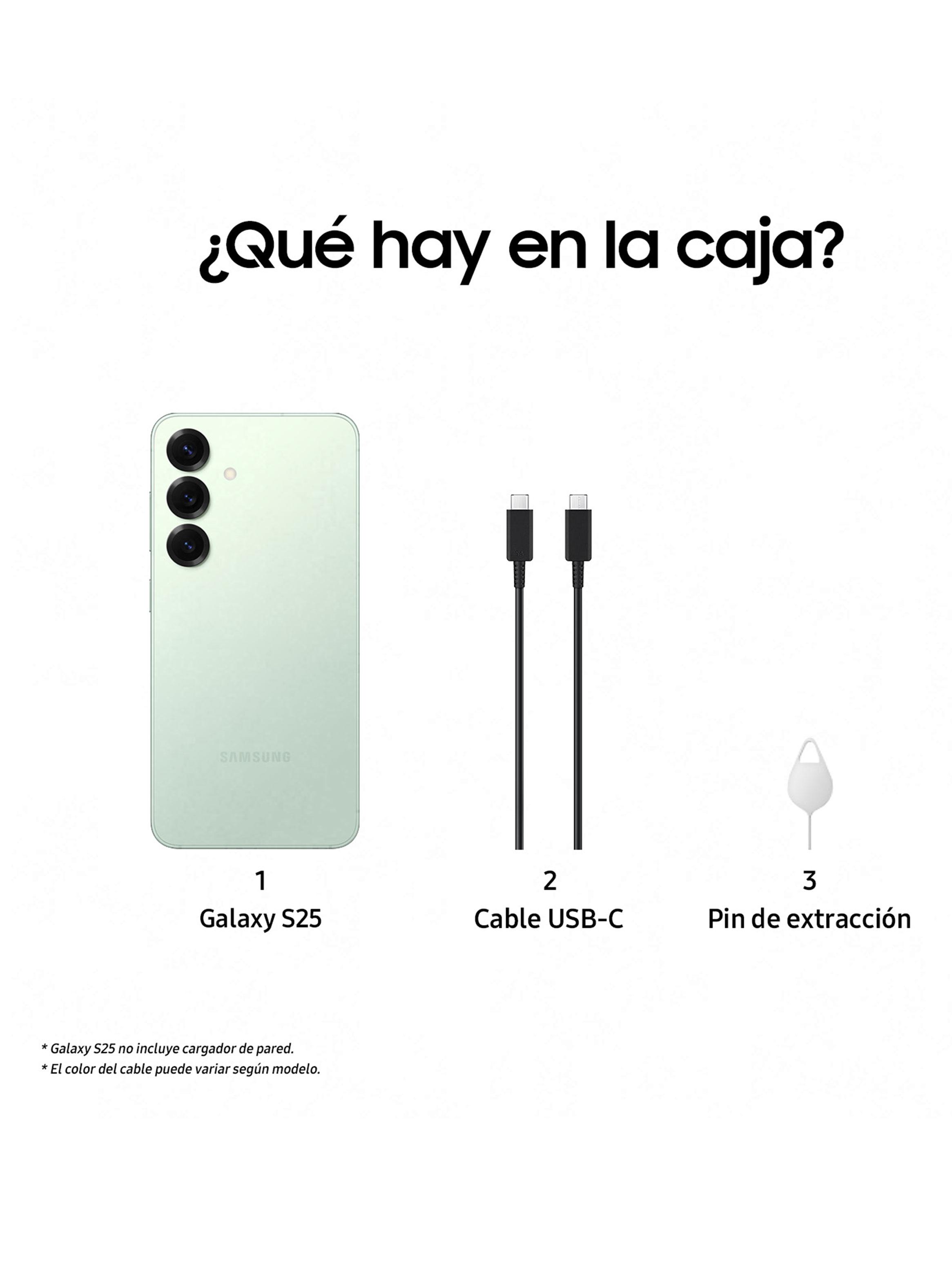 Smartphone Galaxy S25 128GB 6.2" Mint Liberado-4