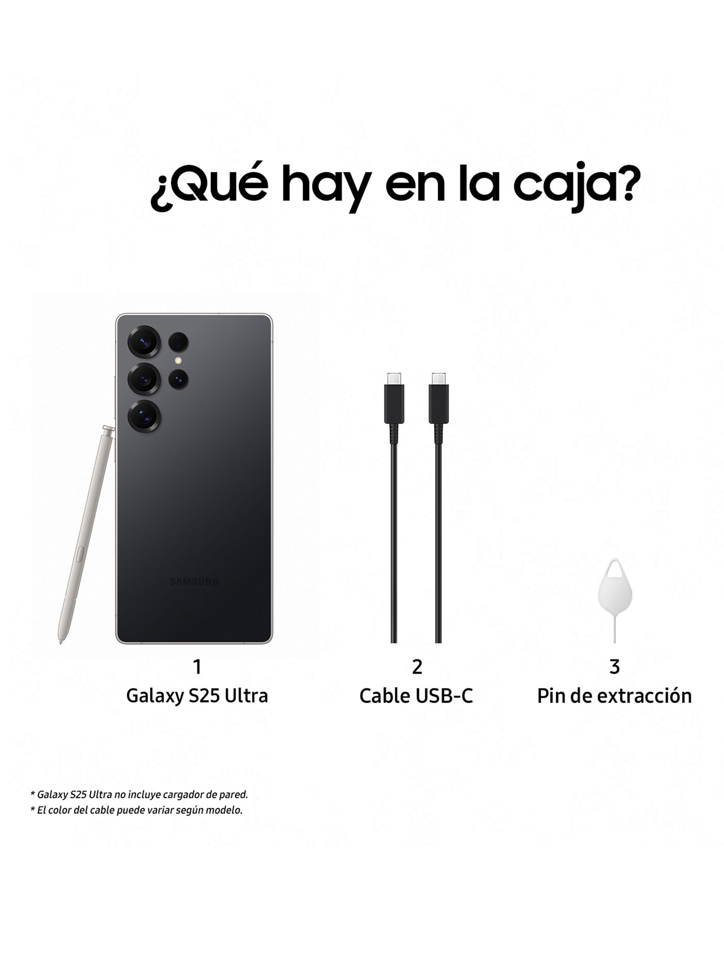 Smartphone Galaxy S25 Ultra 256GB 6.9" Titanium Black Liberado-4