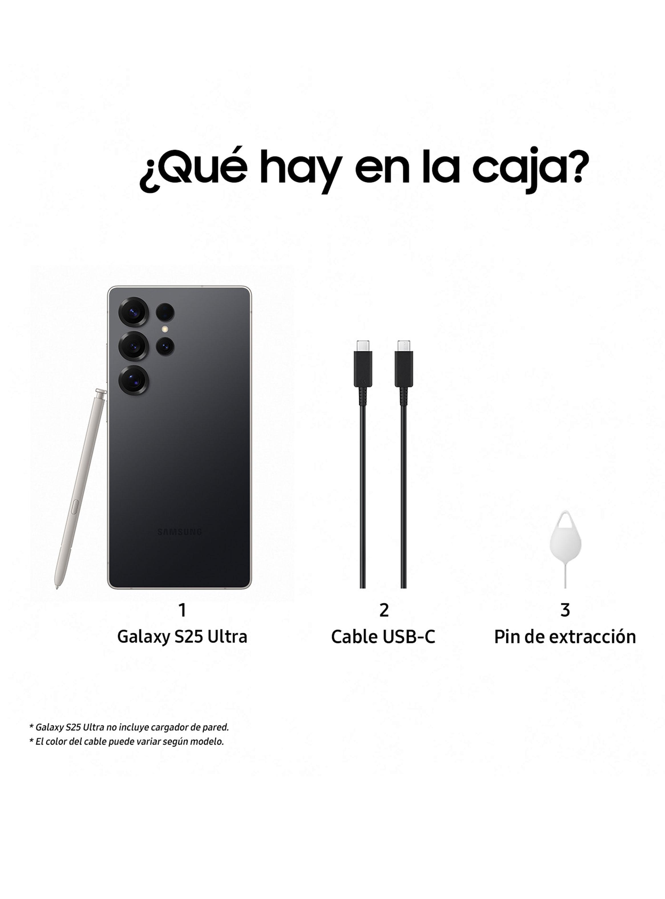 Smartphone Galaxy S25 Ultra 512GB 6.9" Titanium Black Liberado-4