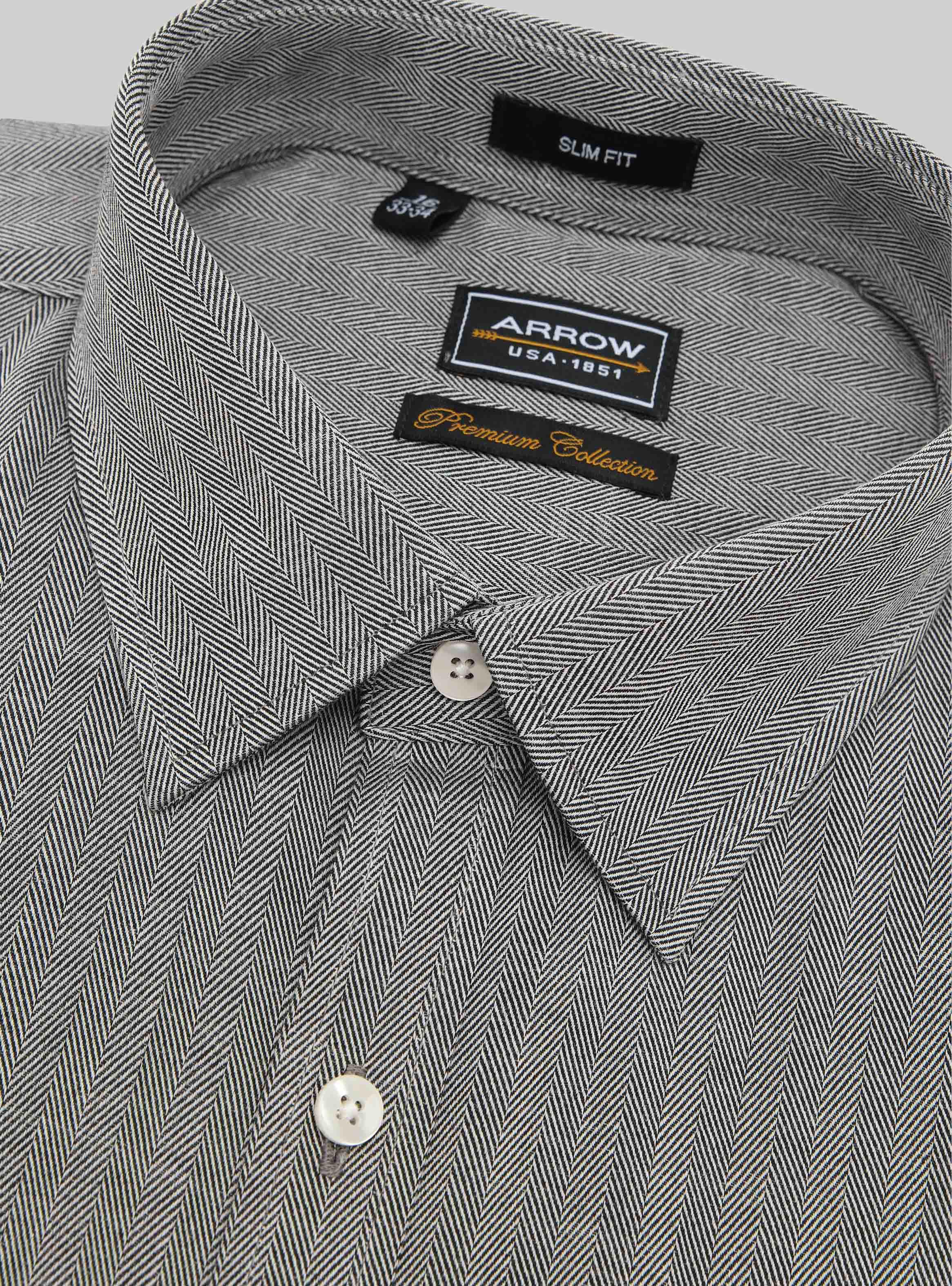 Camisa de Vestir Lisa-3