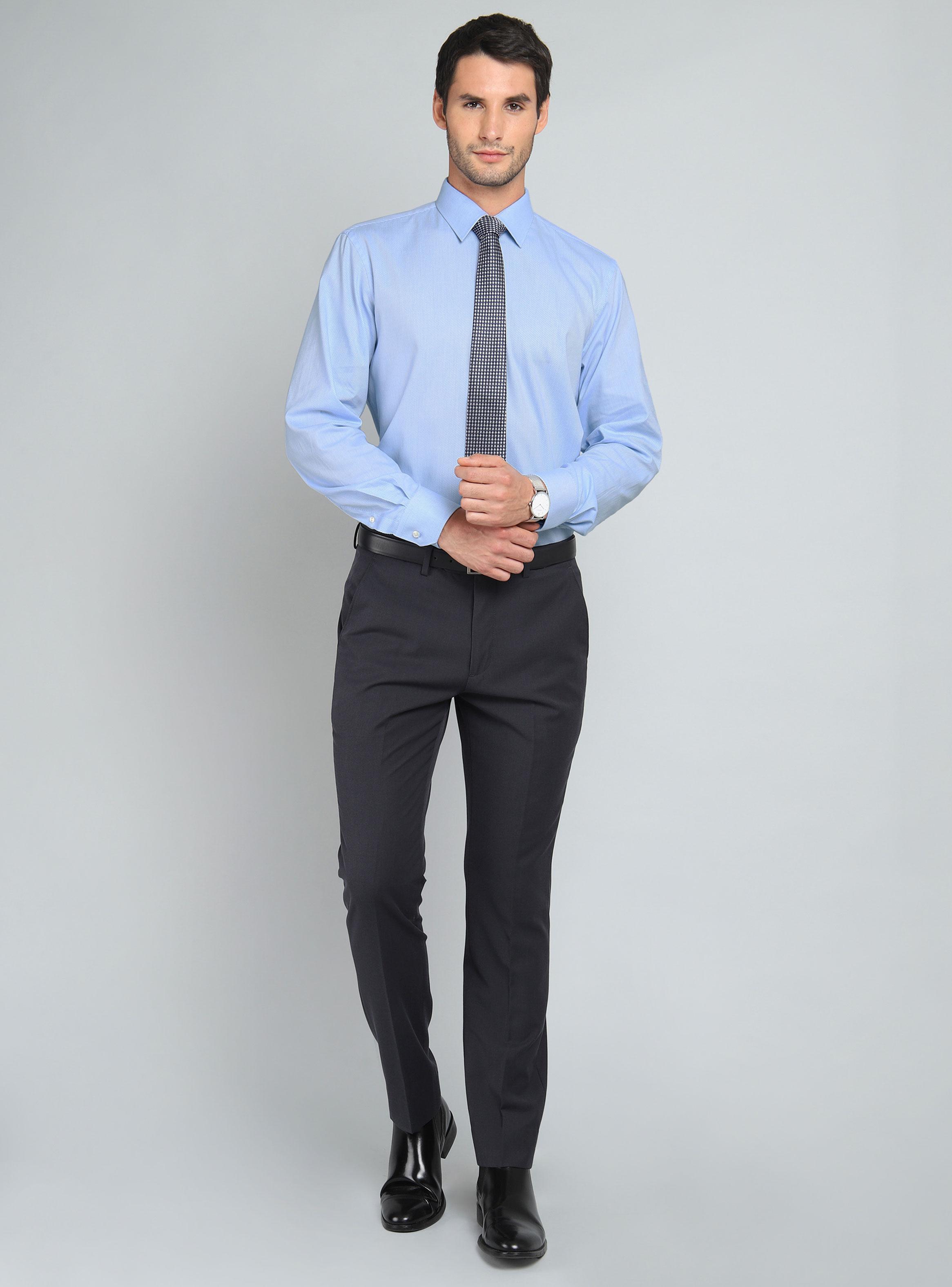 Camisa Formal Liso Manga Larga-4