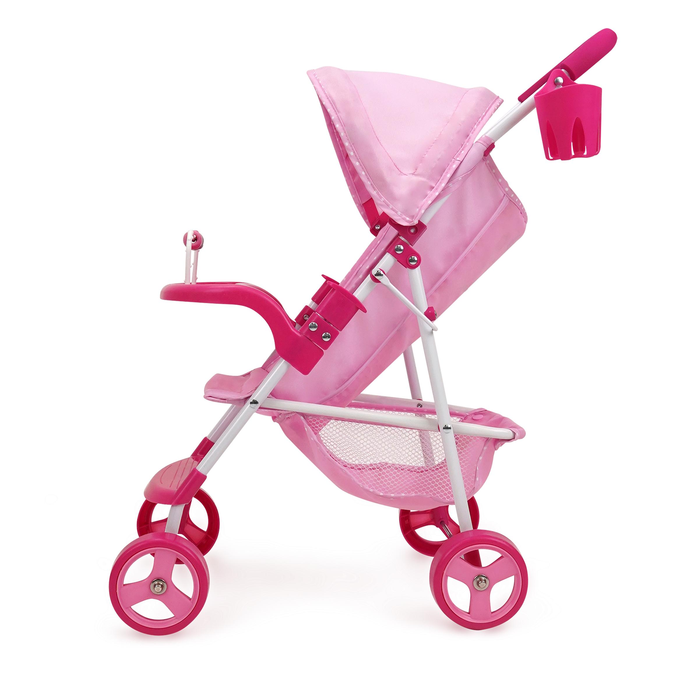 Coche de Muñecas Stroller Spring Pink-2