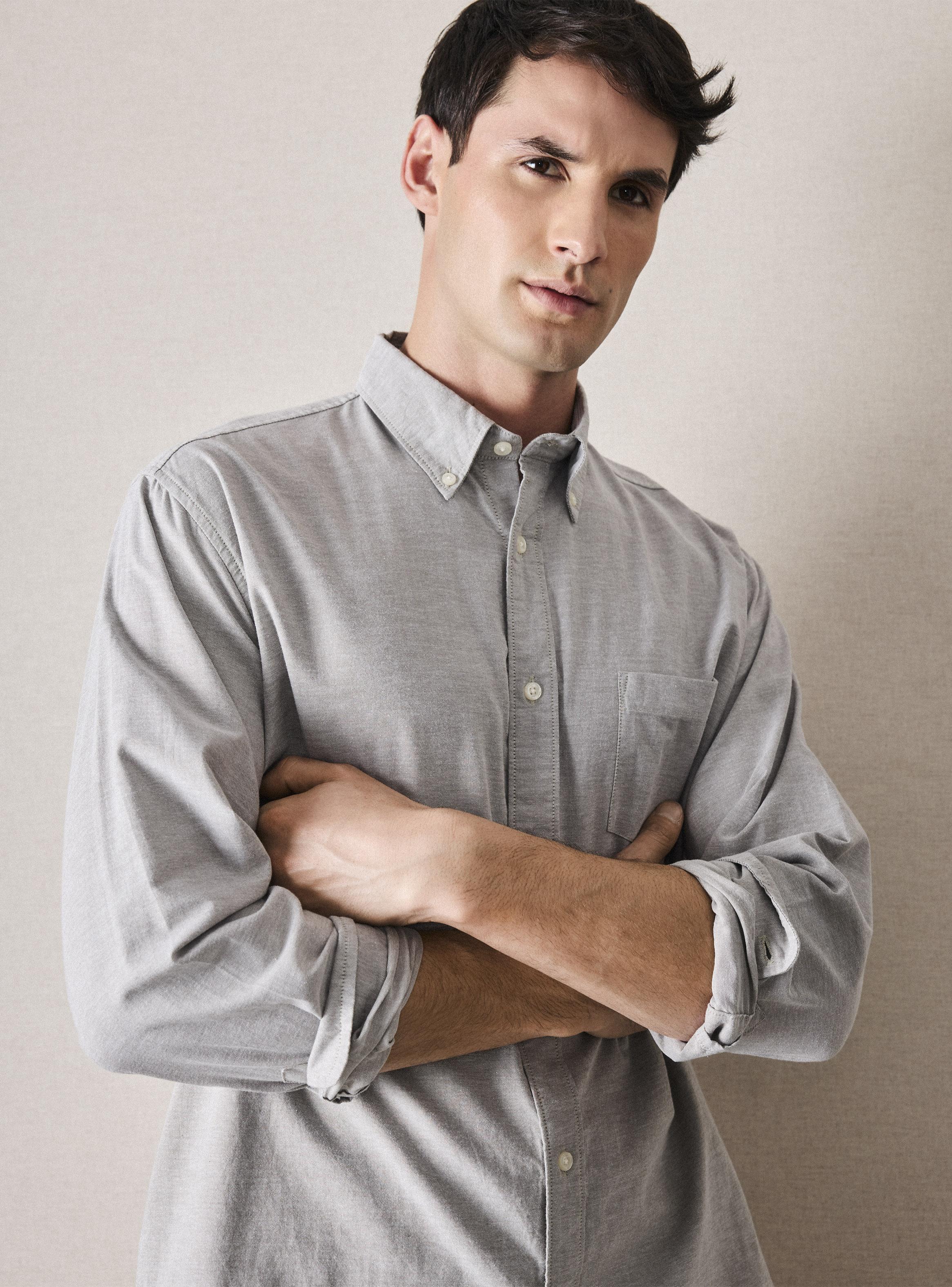 Camisa Semi Oxford-3