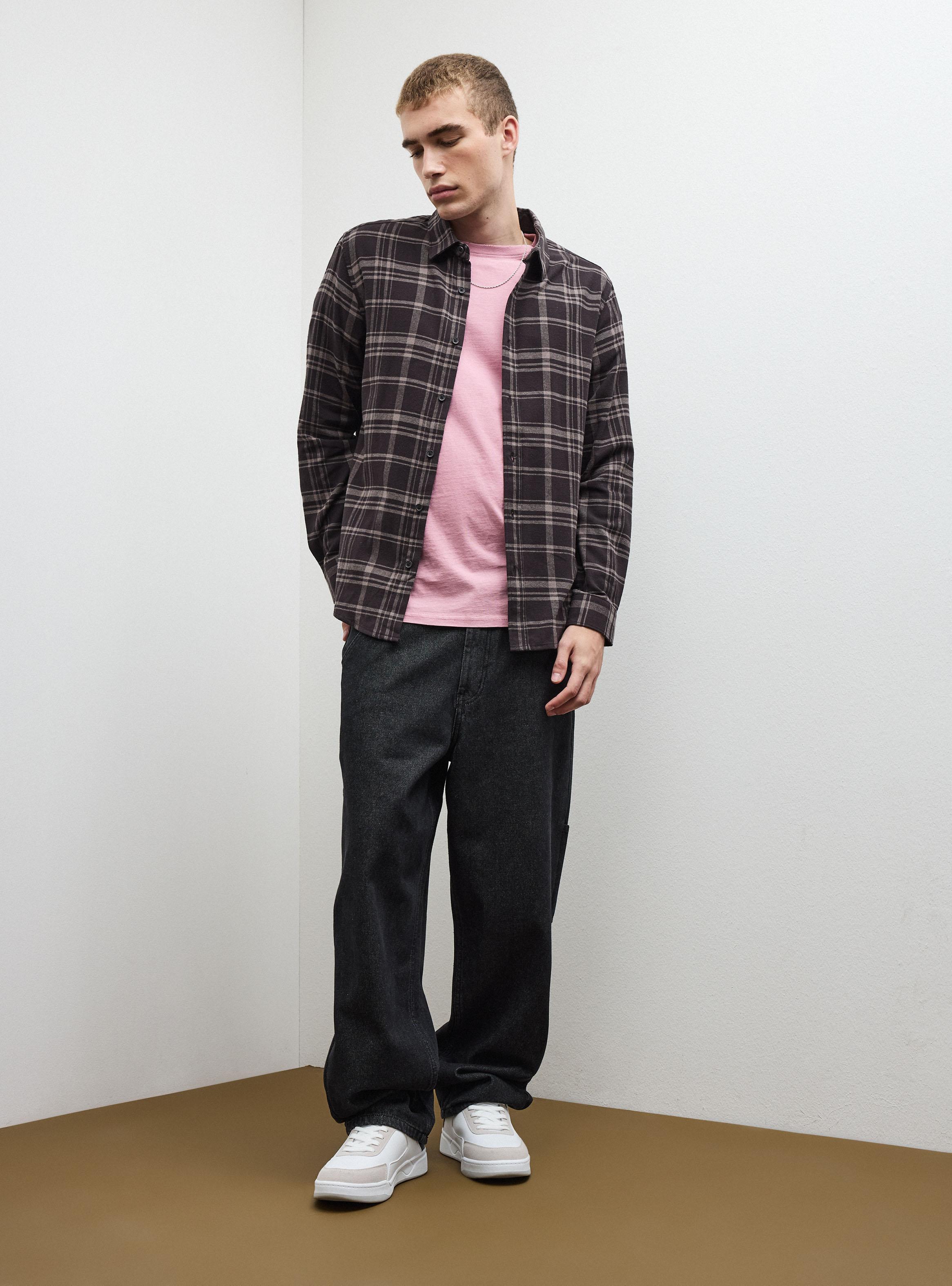 Camisa Casual Manga Larga-4