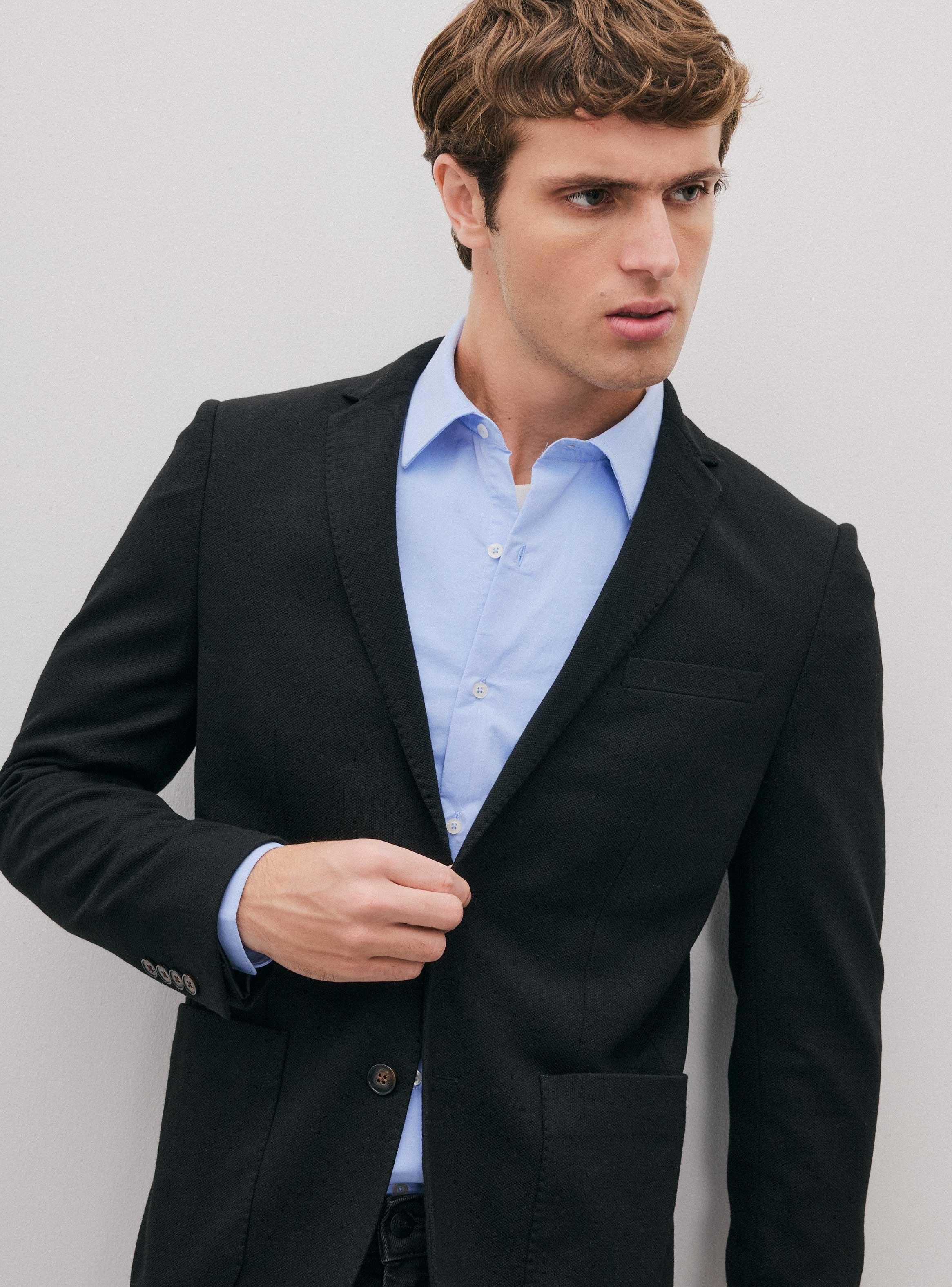 Blazer Blazer Liso Básico-2