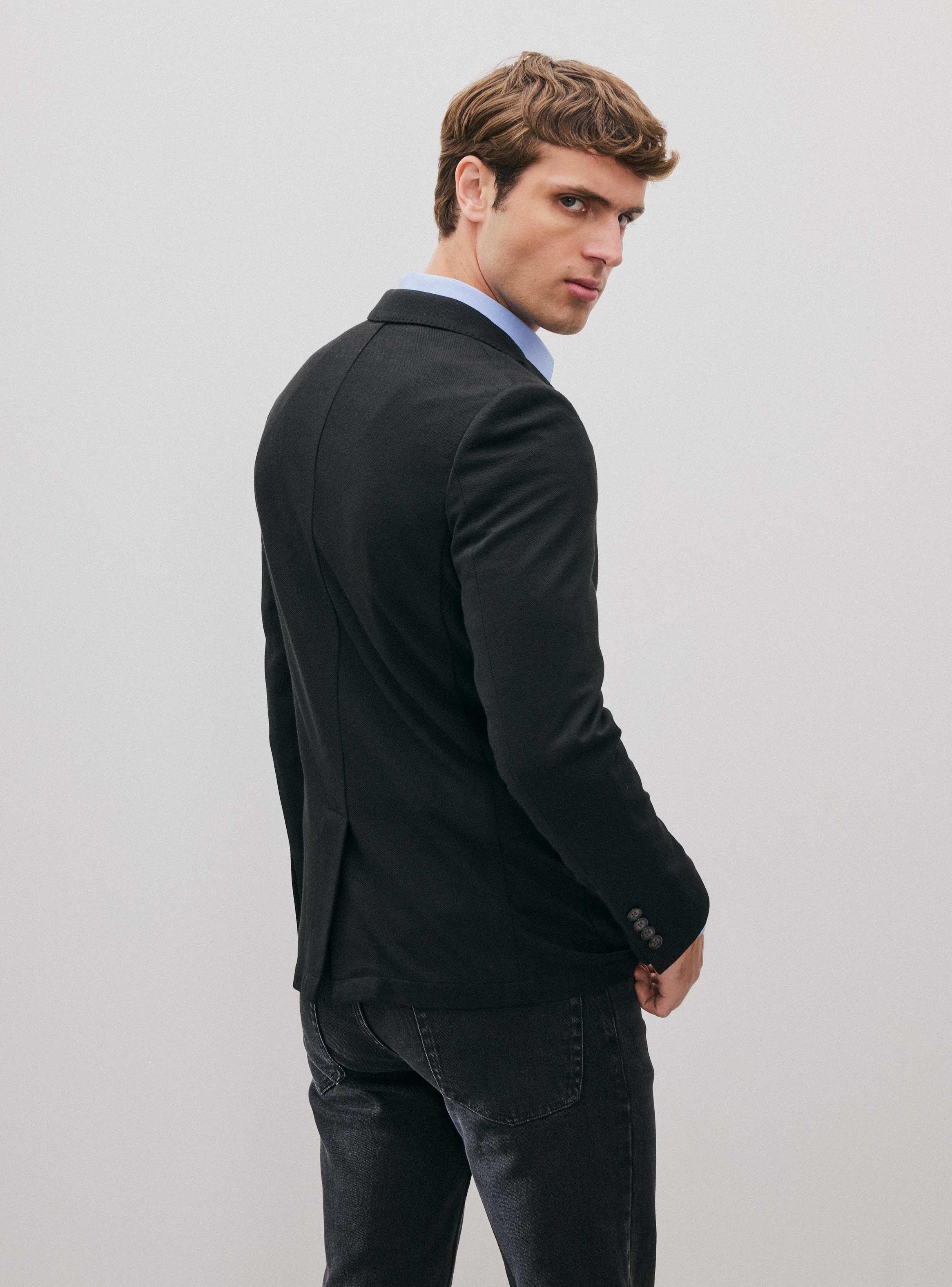 Blazer Blazer Liso Básico-1