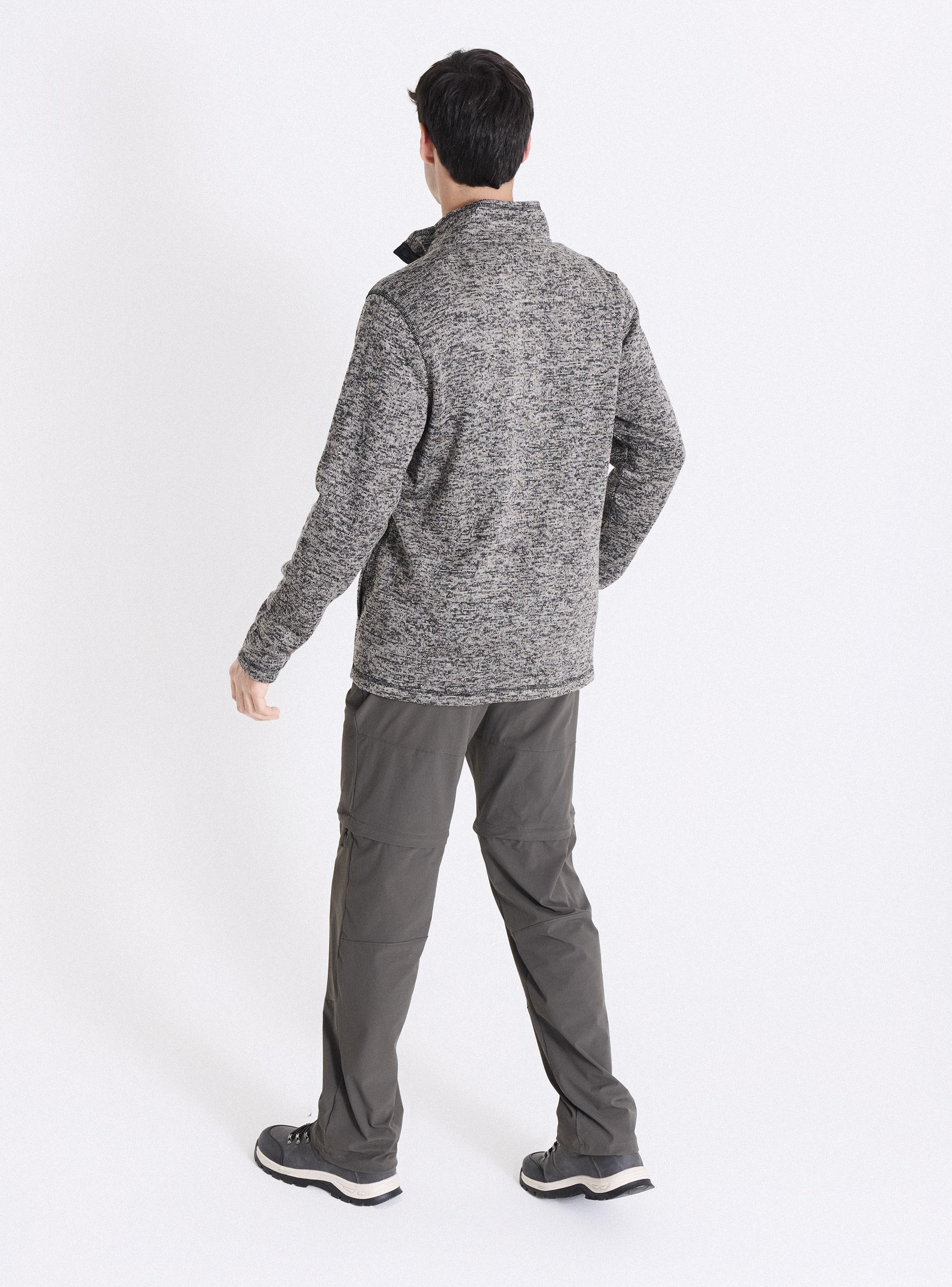 Polar Look Tejido Cuello con Botones Tipo Snap-5