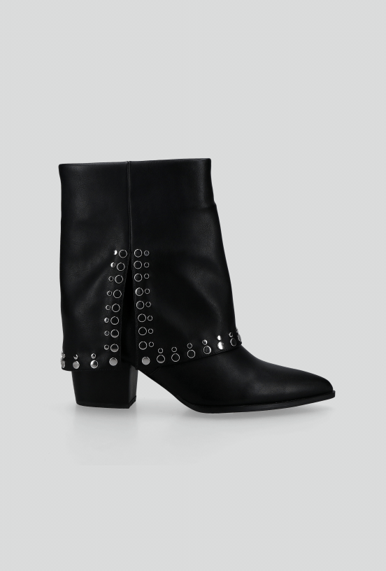 Bota Capucha Tachas Mujer-3