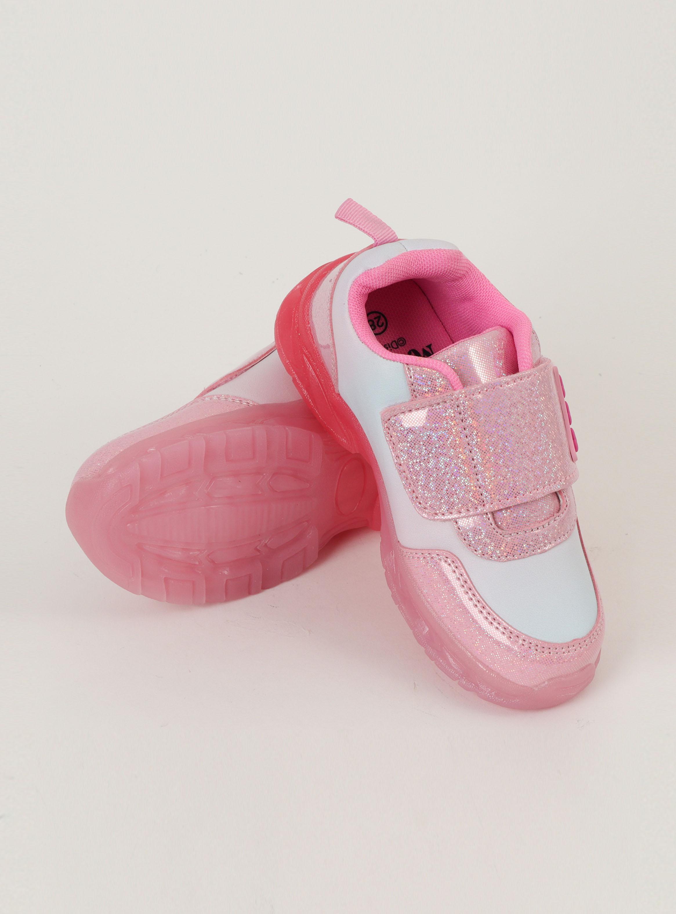 Zapatilla Urbana  3 Corazones Minnie con Luces Niña-2