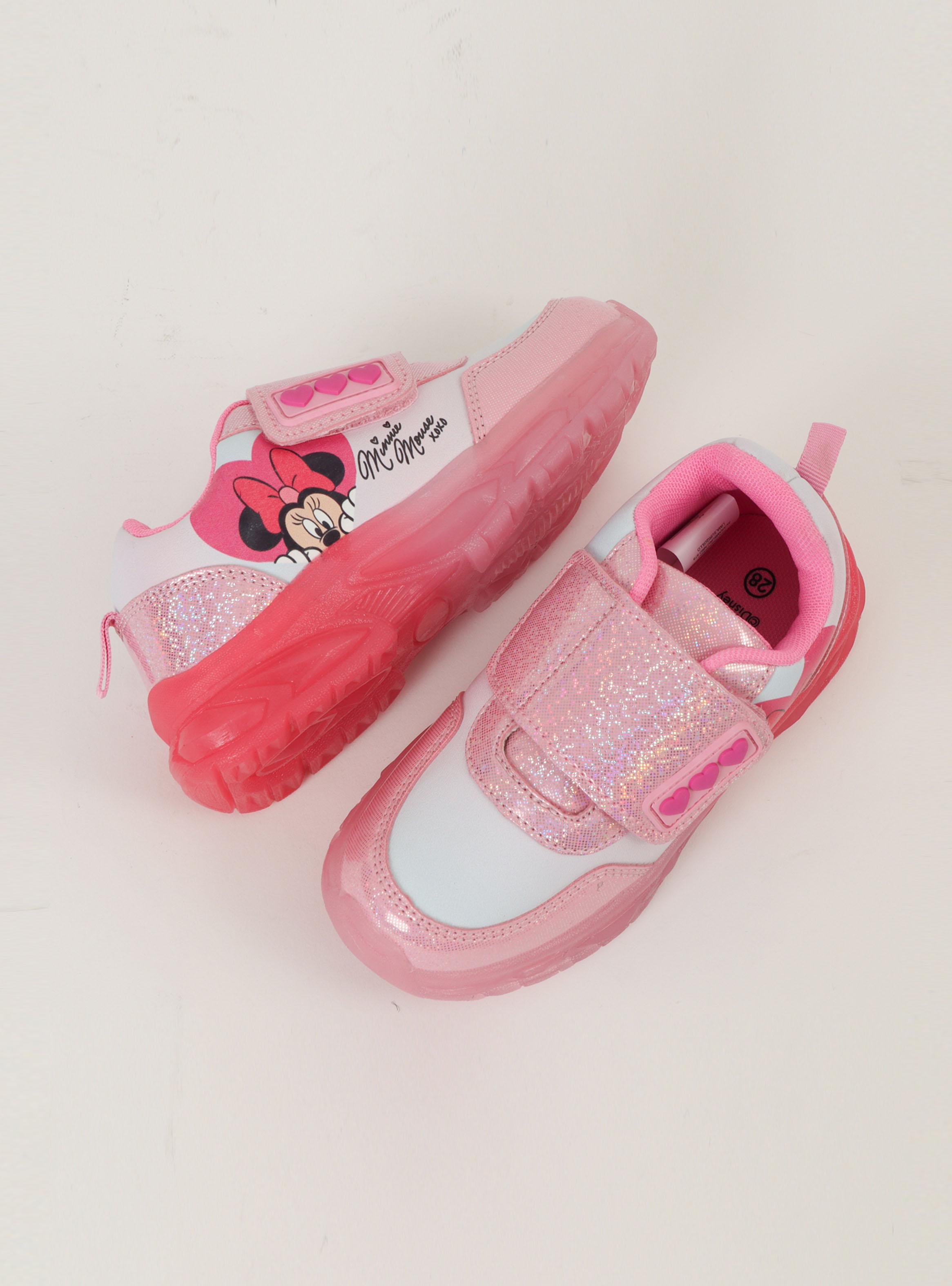Zapatilla Urbana  3 Corazones Minnie con Luces Niña-3